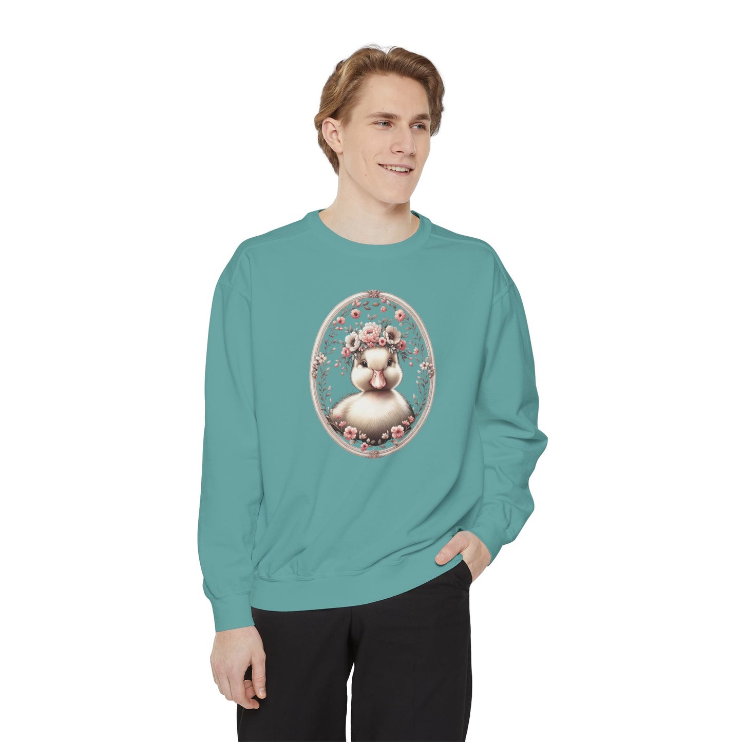 Baby Duckling Sweatshirt Coquette Sweatshirt Trendy Crewneck Aesthetic Sweatshirt Cute Sweatshirt Gift For Her Comfort Colors Sweatshirt