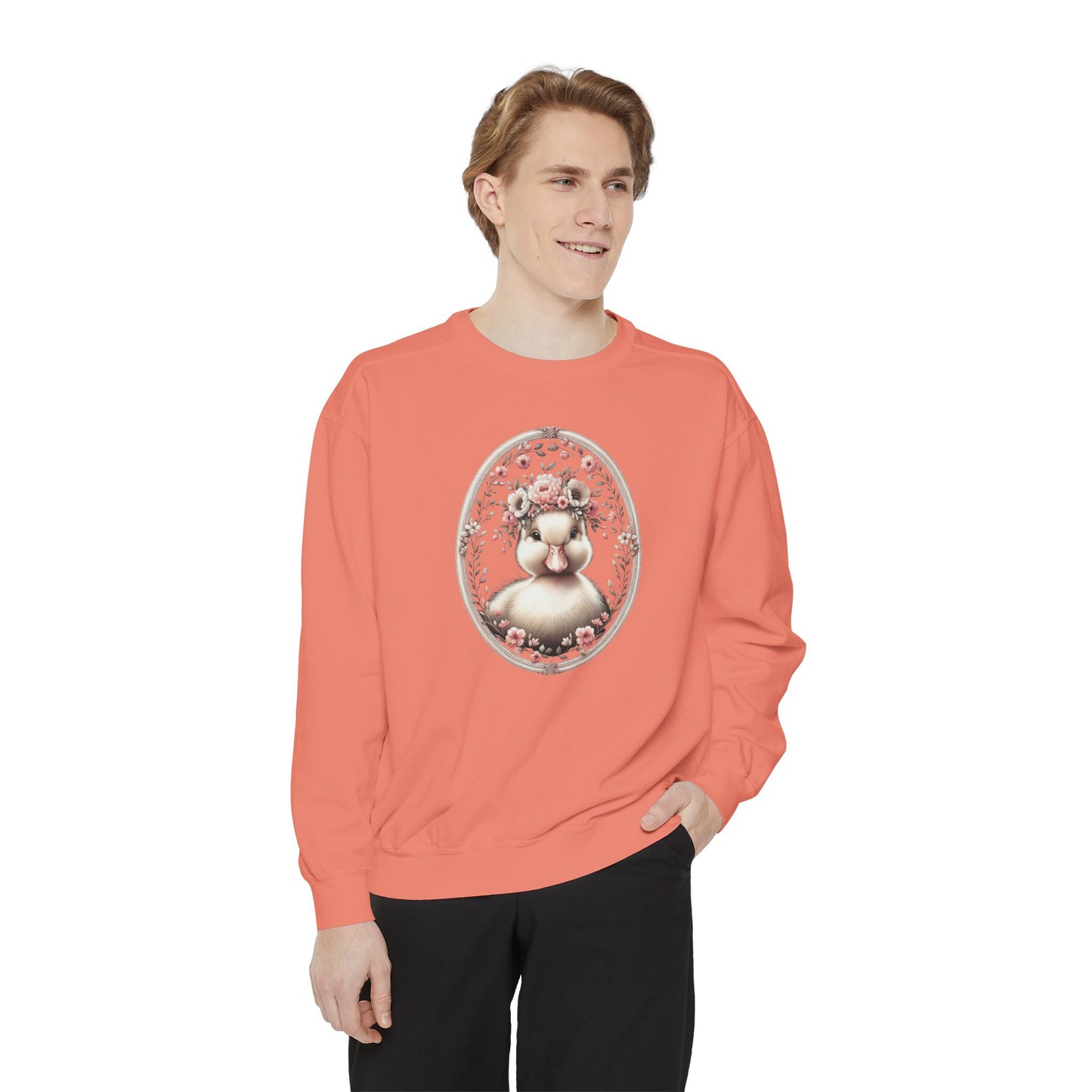 Baby Duckling Sweatshirt Coquette Sweatshirt Trendy Crewneck Aesthetic Sweatshirt Cute Sweatshirt Gift For Her Comfort Colors Sweatshirt