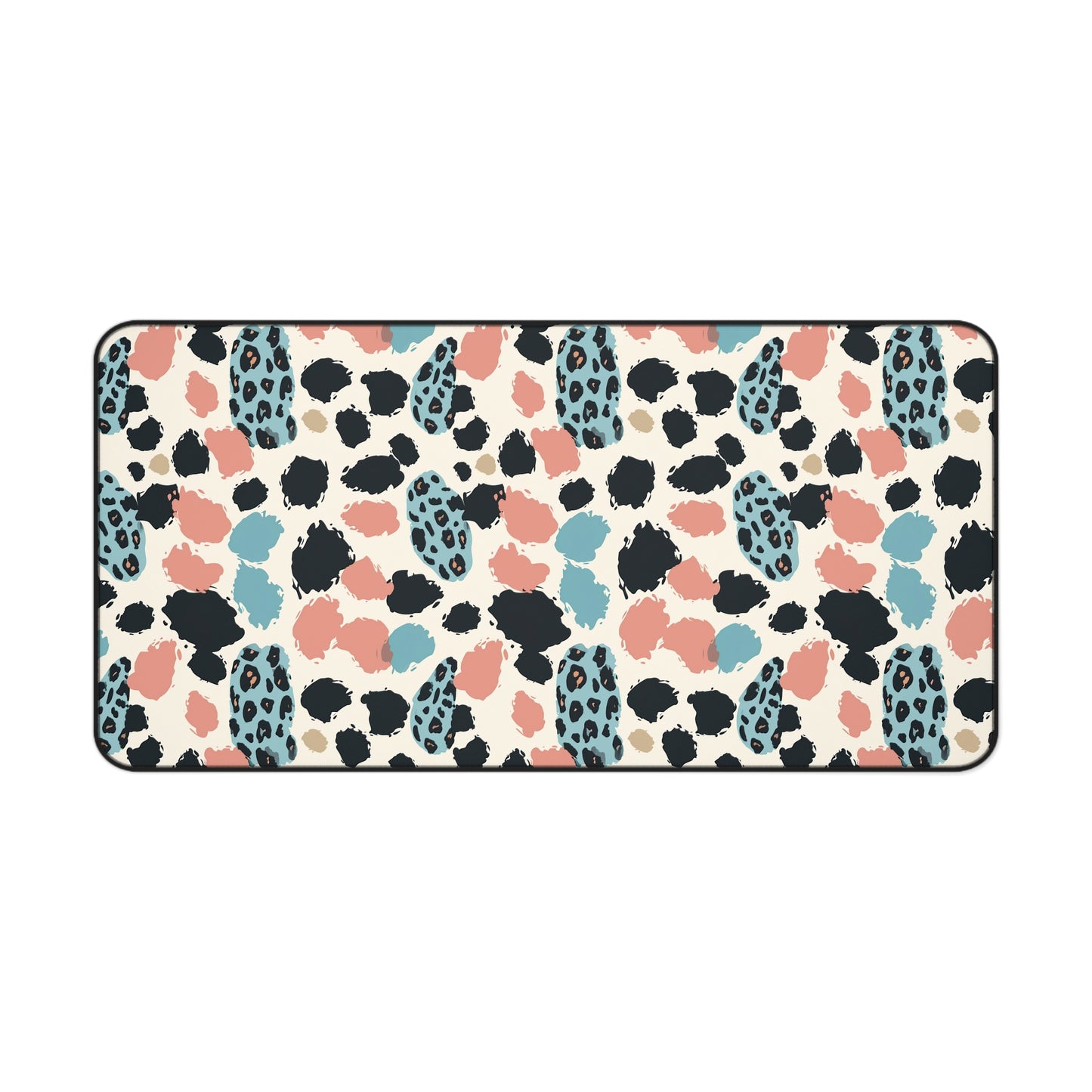 Abstract Animal Print Desk Mat