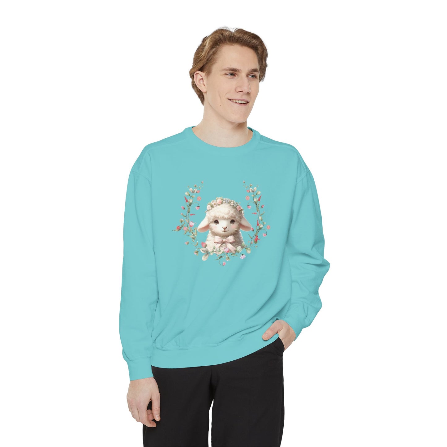 Lambs Charm Sweatshirt Coquette Sweatshirt Trendy Crewneck Aesthetic Sweatshirt Cute Sweatshirt Gift For Her Comfort Colors Sweatshirt