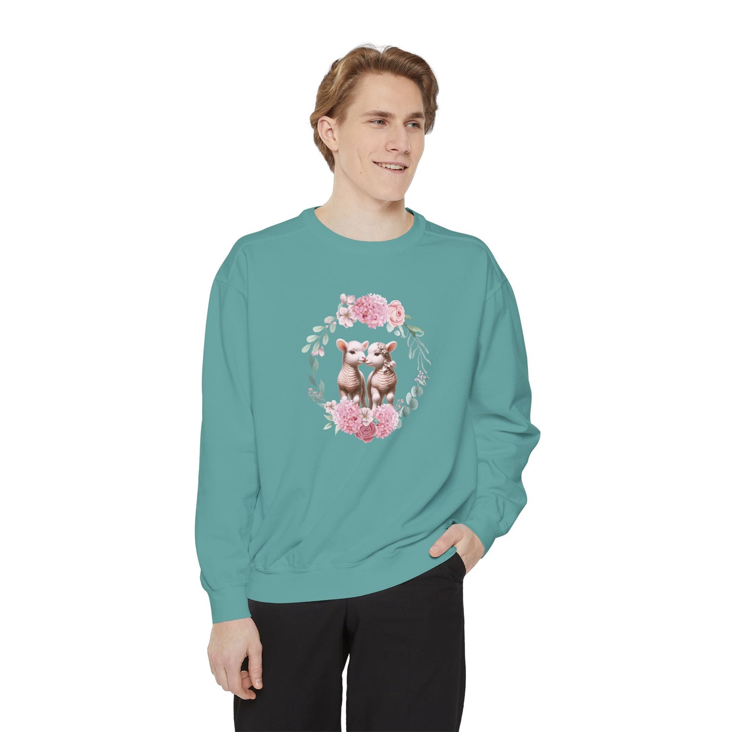 Lamby Snugglekins-Coquette Sweatshirt Trendy Crewneck Aesthetic Sweatshirt Cute Sweatshirt Gift For Her Comfort Colors Sweatshirt
