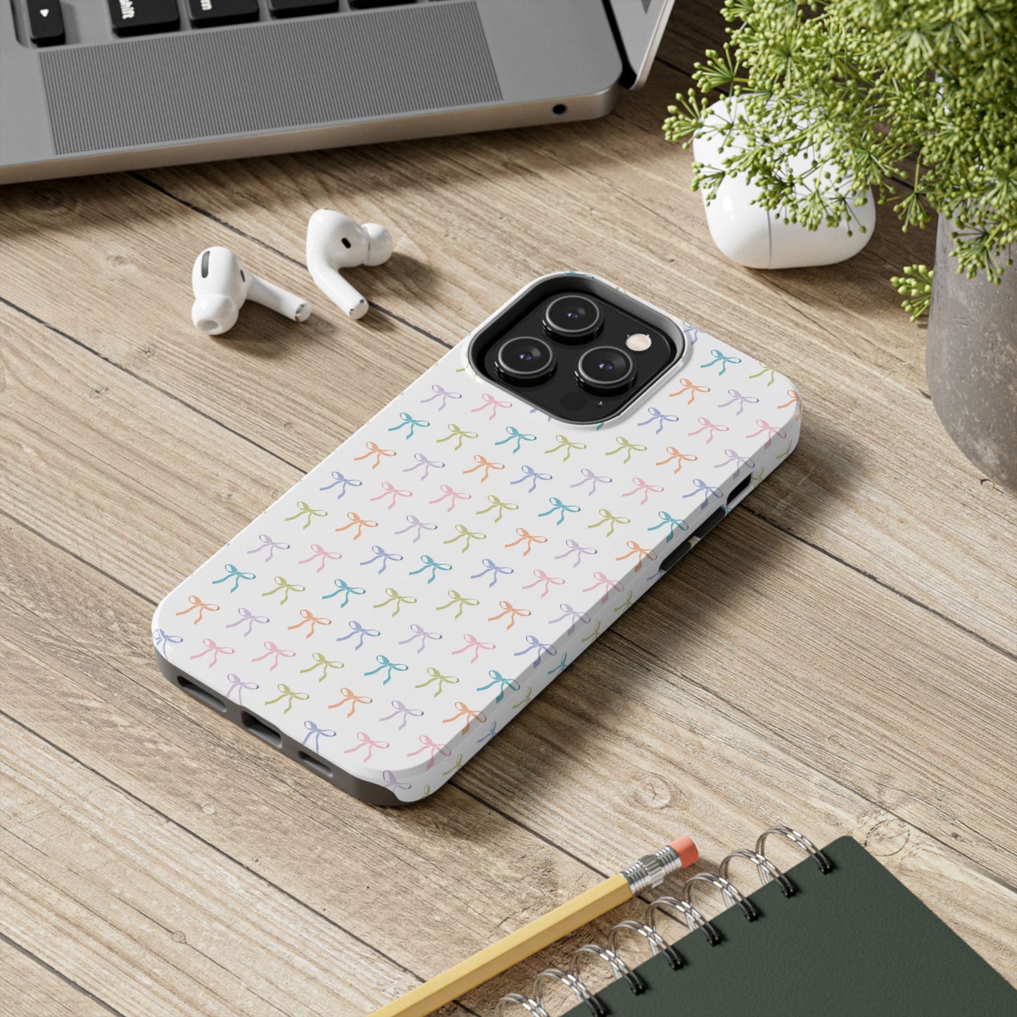 Bow Phone Case, Coquette Design Case, Durable Phone Case, Tough Phone Cases