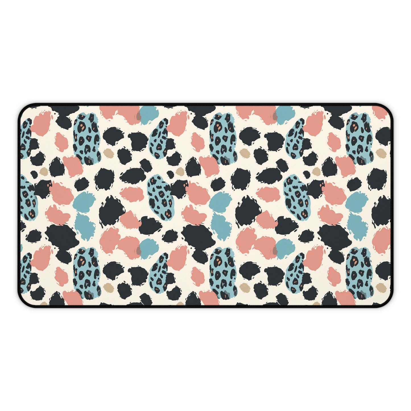 Abstract Animal Print Desk Mat