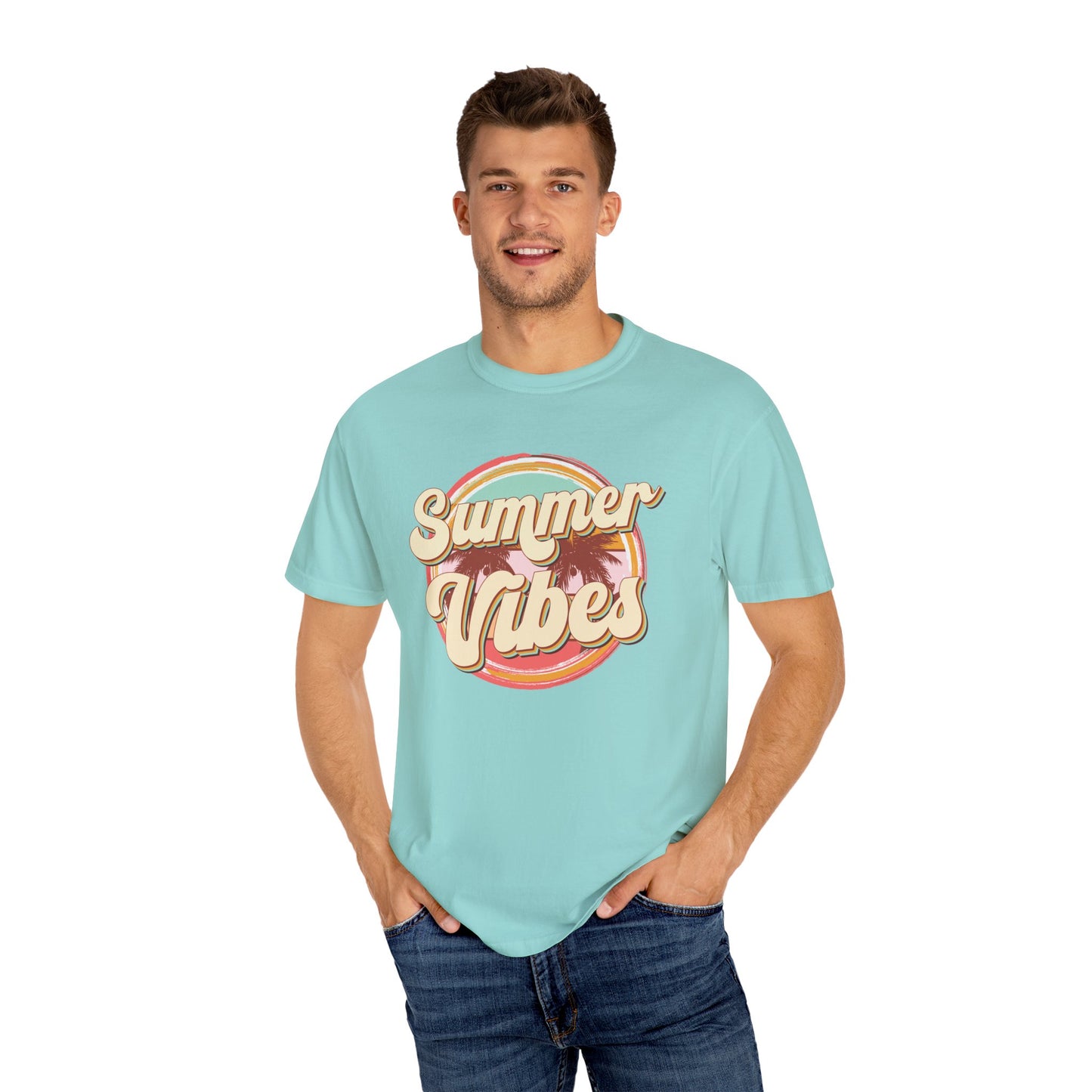 Summer vibes shirt, summertime shirt, vacation shirt, party tee, trendy tee, sophisticated tee, beach vibes tee