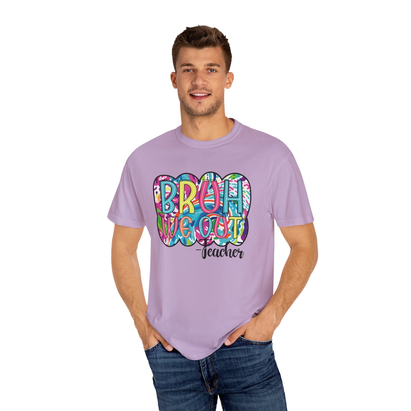 Bruh We Out Teacher shirt, summertime shirt, vacation shirt, party tee, trendy tee, sophisticated tee, Teacher tee