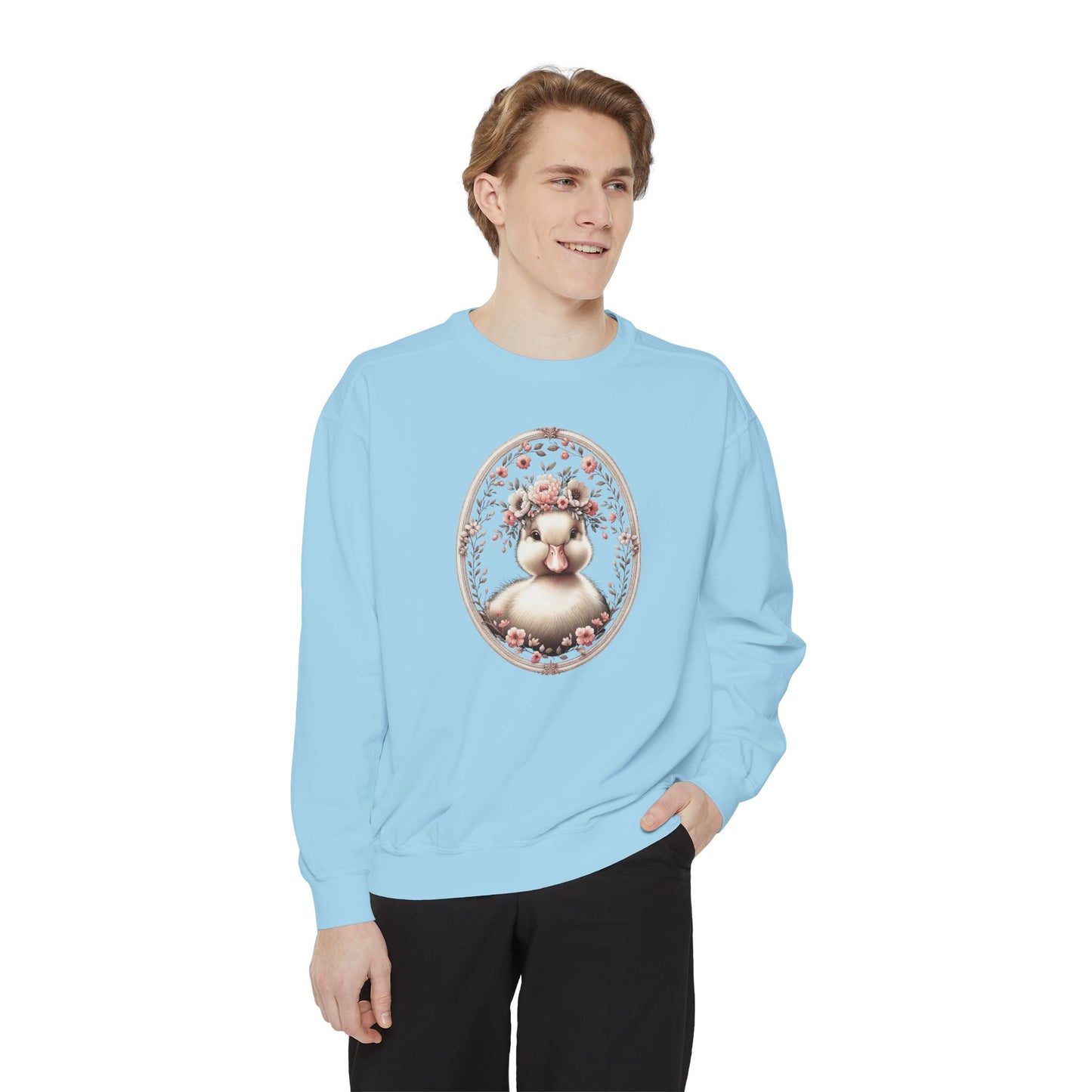 Baby Duckling Sweatshirt Coquette Sweatshirt Trendy Crewneck Aesthetic Sweatshirt Cute Sweatshirt Gift For Her Comfort Colors Sweatshirt