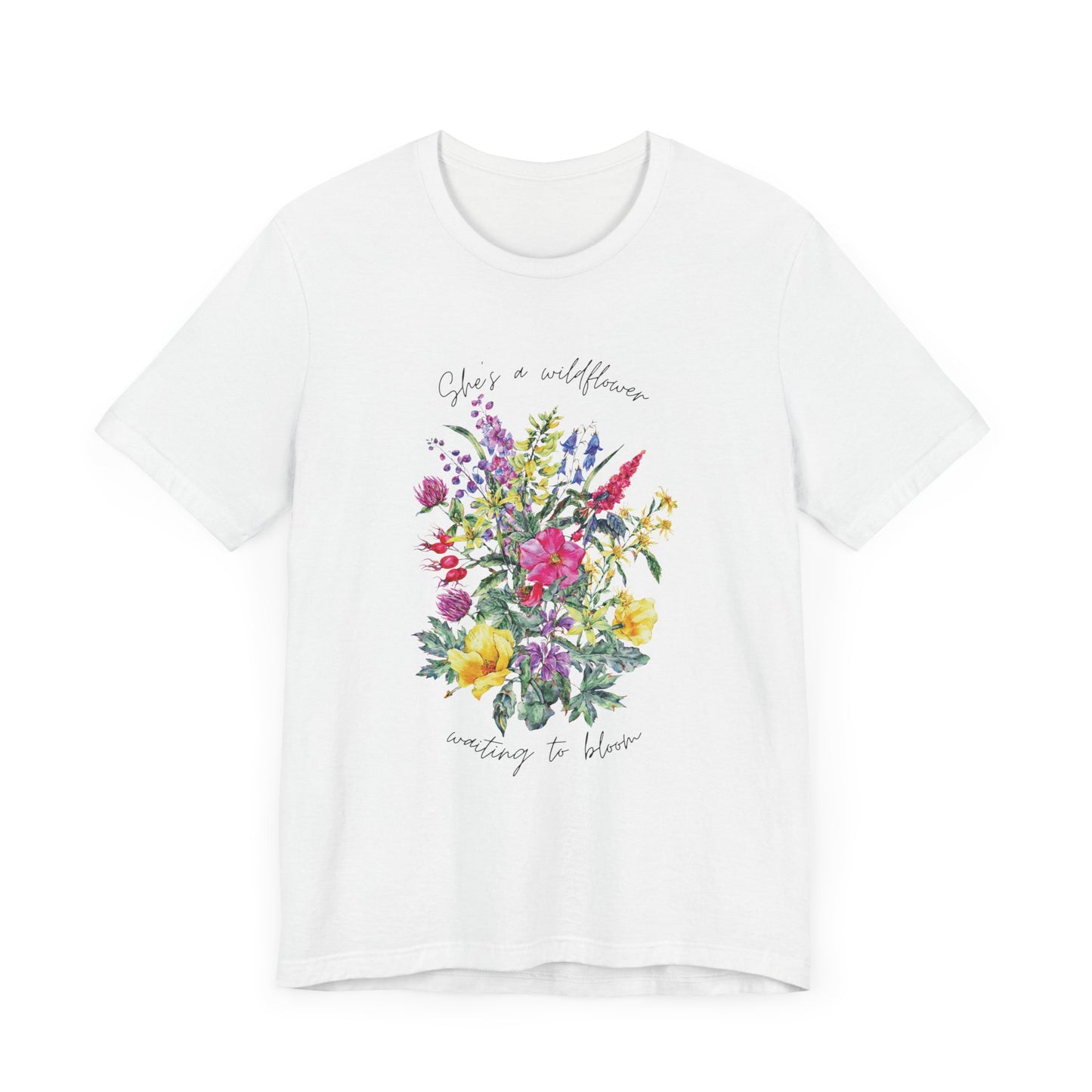Wildflowers Shirt, Spring flowers shirt, Wildflower Tshirt, Floral Tshirt, Ladies Shirts, Garden Lover Shirt, Nature Lover Shirt