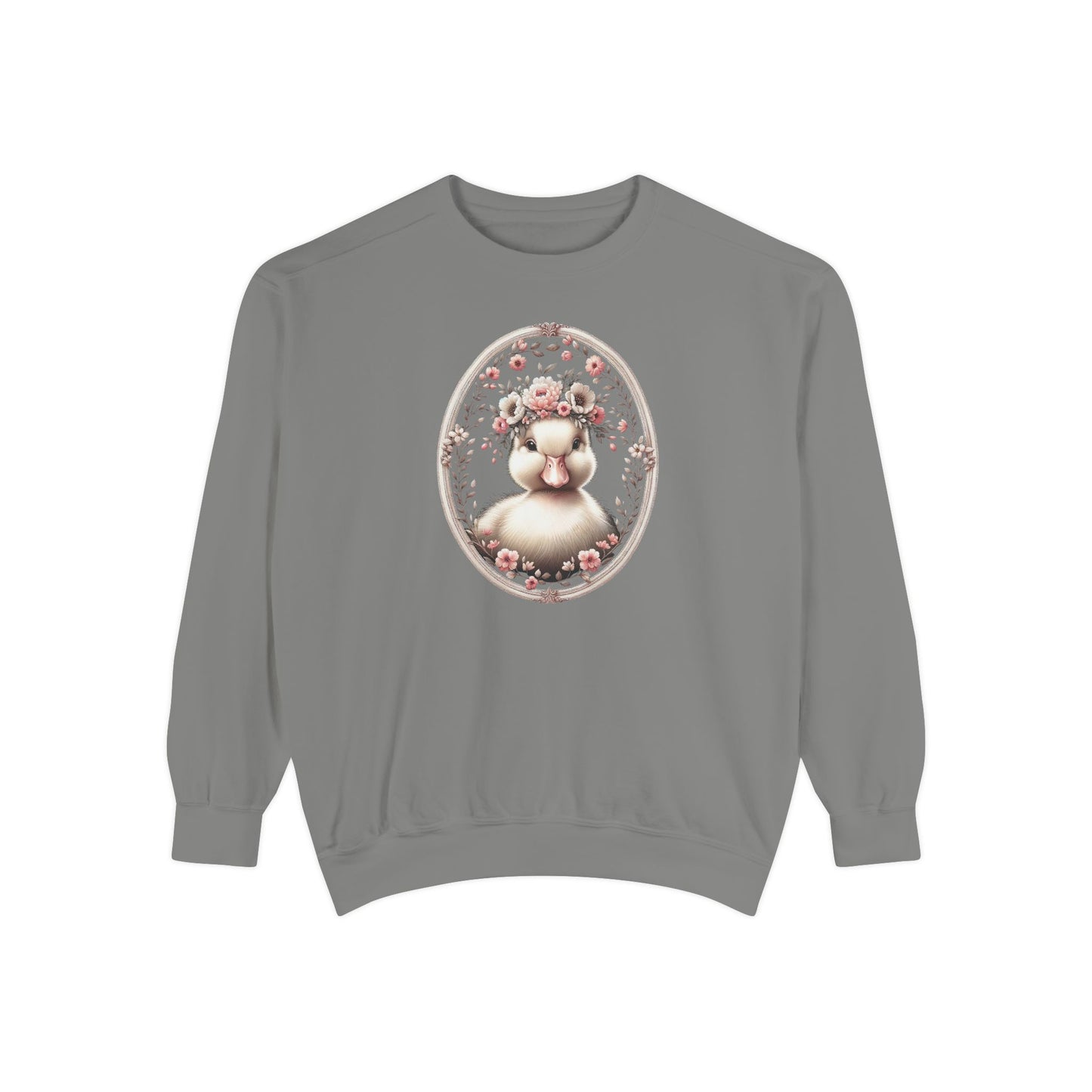Baby Duckling Sweatshirt Coquette Sweatshirt Trendy Crewneck Aesthetic Sweatshirt Cute Sweatshirt Gift For Her Comfort Colors Sweatshirt