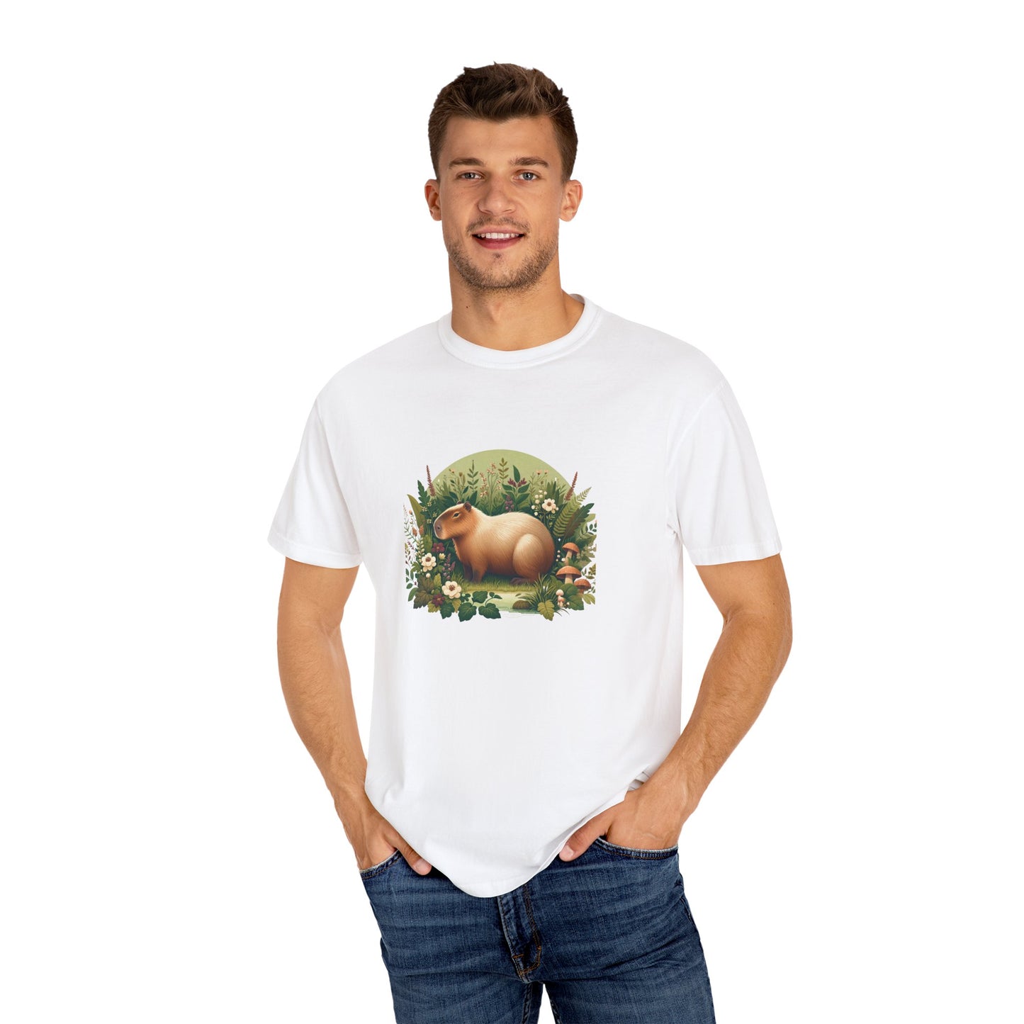 Capybara Crewneck Shirt, Animal Kingdom Gift, Comfort Colors Tee, Shirts That Go Hard