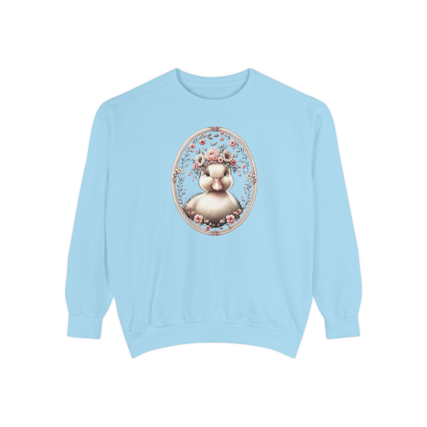 Baby Duckling Sweatshirt Coquette Sweatshirt Trendy Crewneck Aesthetic Sweatshirt Cute Sweatshirt Gift For Her Comfort Colors Sweatshirt