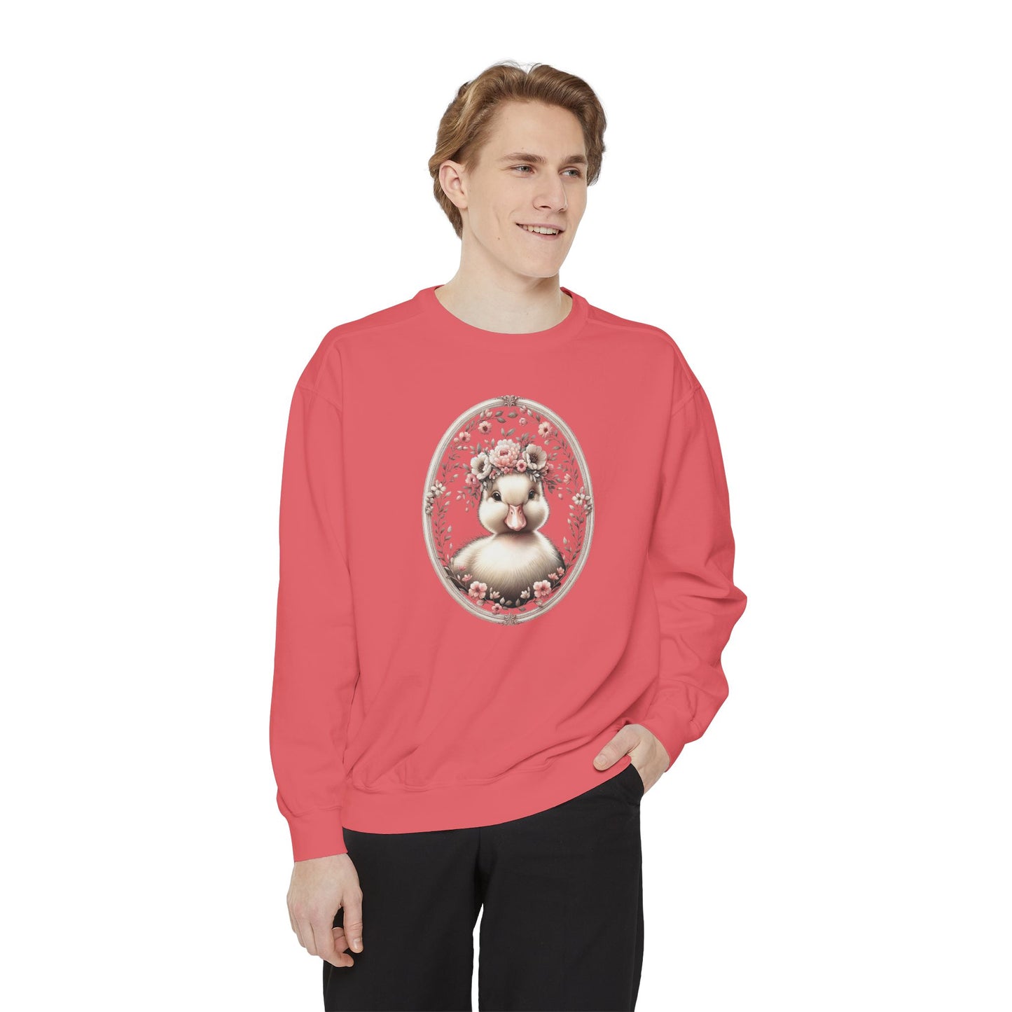 Baby Duckling Sweatshirt Coquette Sweatshirt Trendy Crewneck Aesthetic Sweatshirt Cute Sweatshirt Gift For Her Comfort Colors Sweatshirt