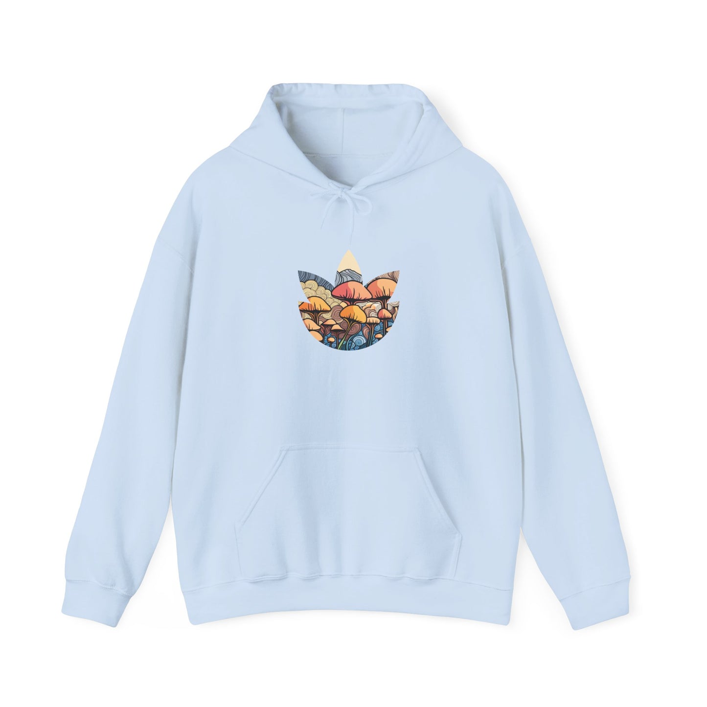 Psychedelic Mushroom Sunset Hoodie Unisex Heavy Blend™ Hooded Sweatshirt