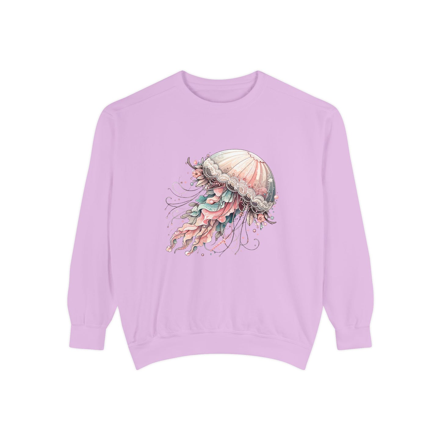 Jellyfish Dreams Sweatshirt Coquette Sweatshirt Trendy Crewneck Aesthetic Sweatshirt Cute Sweatshirt Gift For Her Comfort Colors Sweatshirt