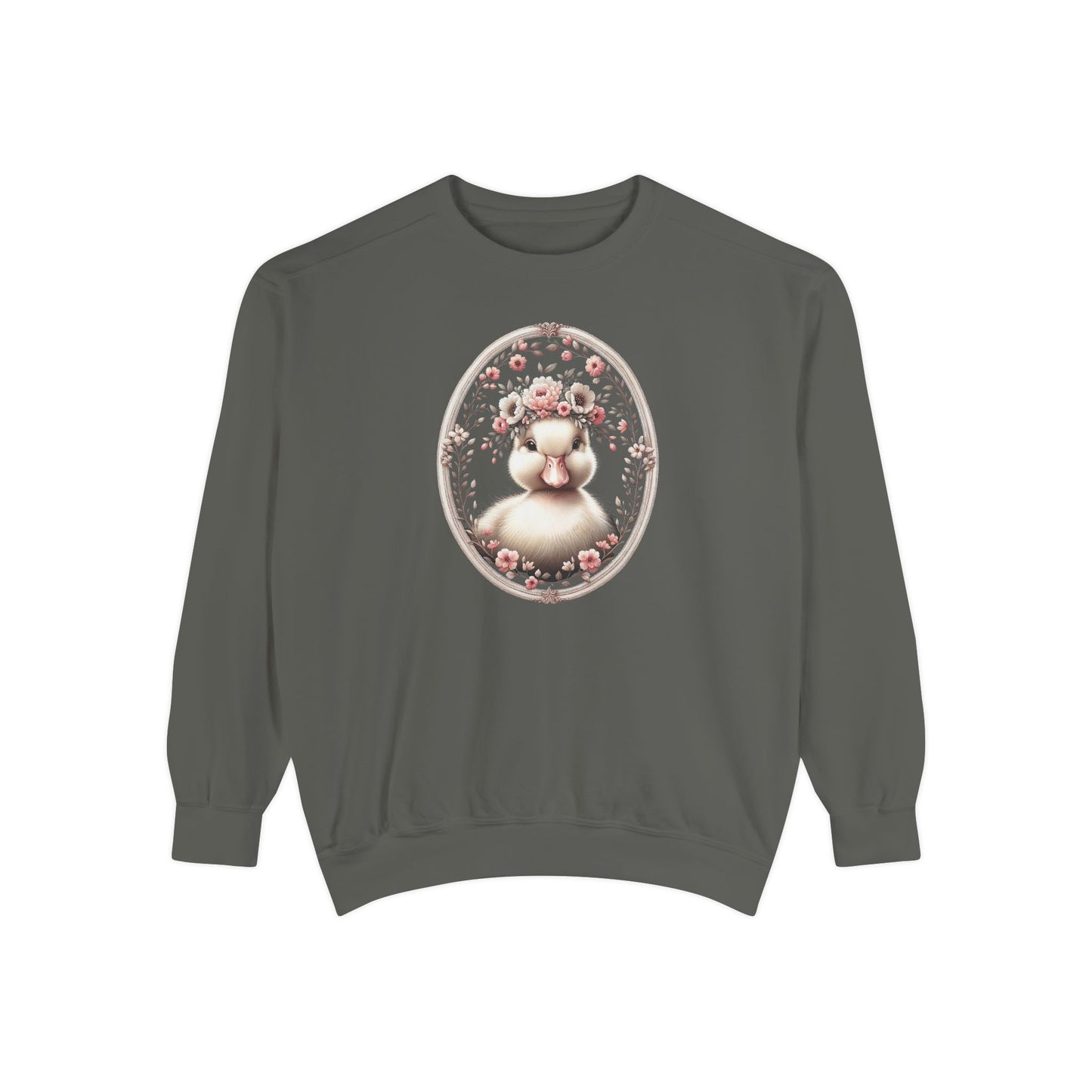 Baby Duckling Sweatshirt Coquette Sweatshirt Trendy Crewneck Aesthetic Sweatshirt Cute Sweatshirt Gift For Her Comfort Colors Sweatshirt