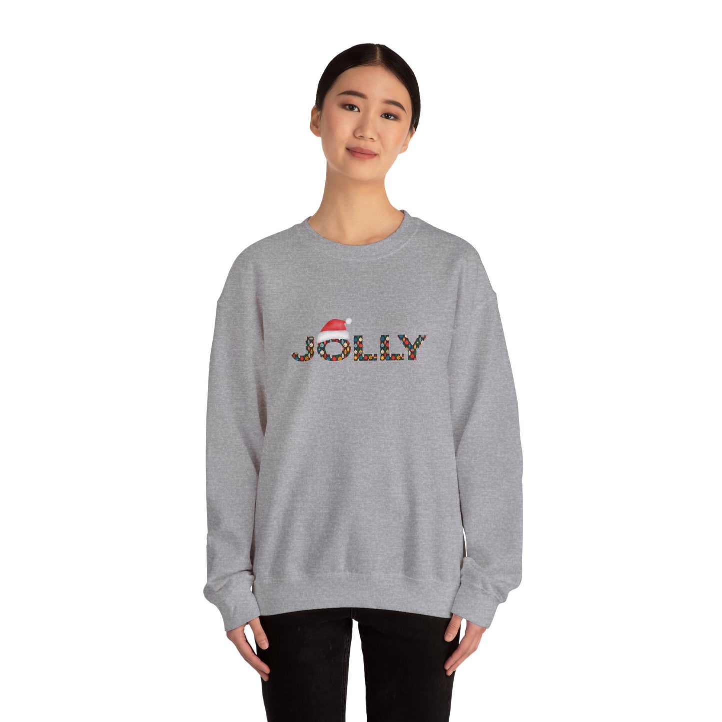 Jolly Christmas Ornaments Unisex Heavy Blend™ Crewneck Sweatshirt