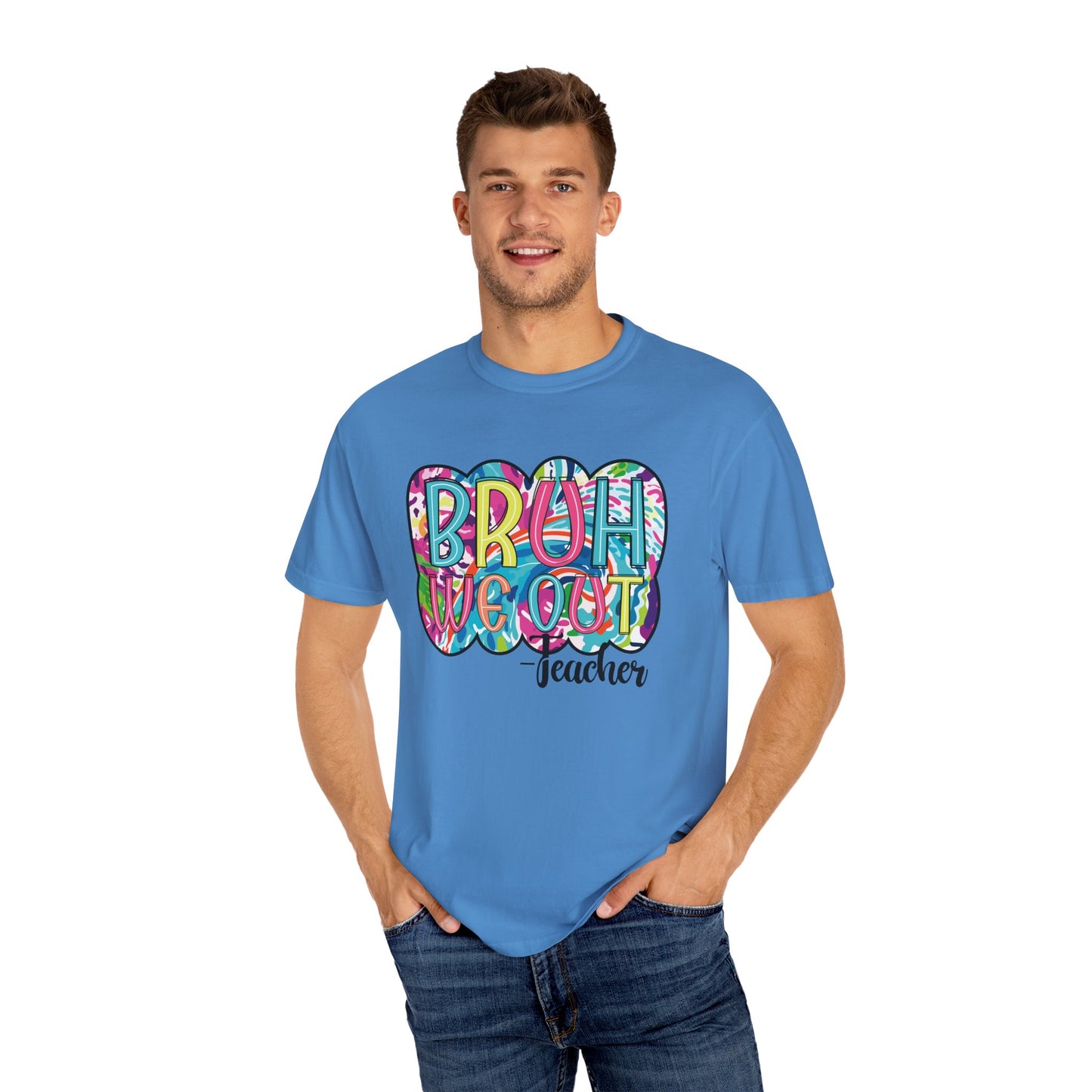 Bruh We Out Teacher shirt, summertime shirt, vacation shirt, party tee, trendy tee, sophisticated tee, Teacher tee