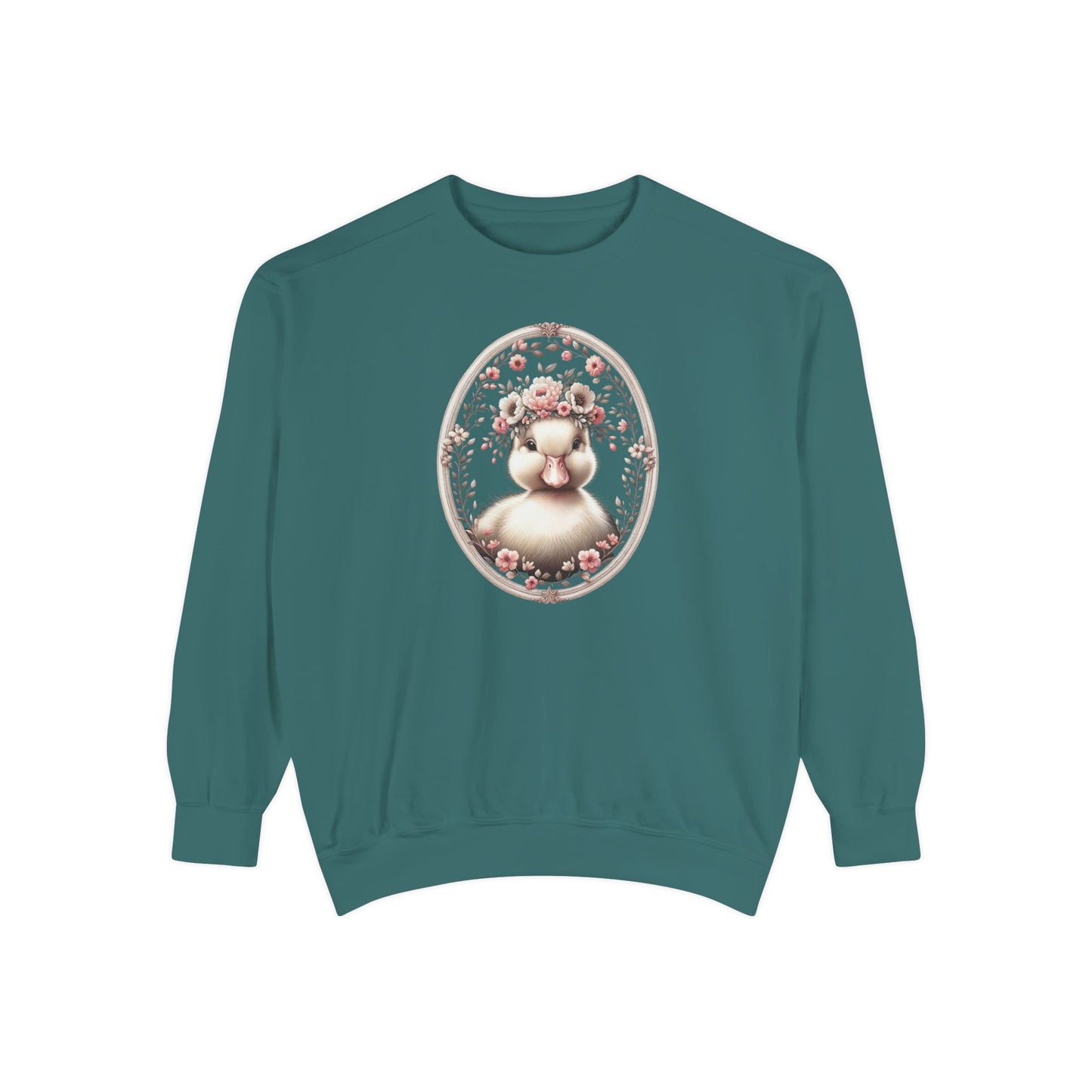 Baby Duckling Sweatshirt Coquette Sweatshirt Trendy Crewneck Aesthetic Sweatshirt Cute Sweatshirt Gift For Her Comfort Colors Sweatshirt