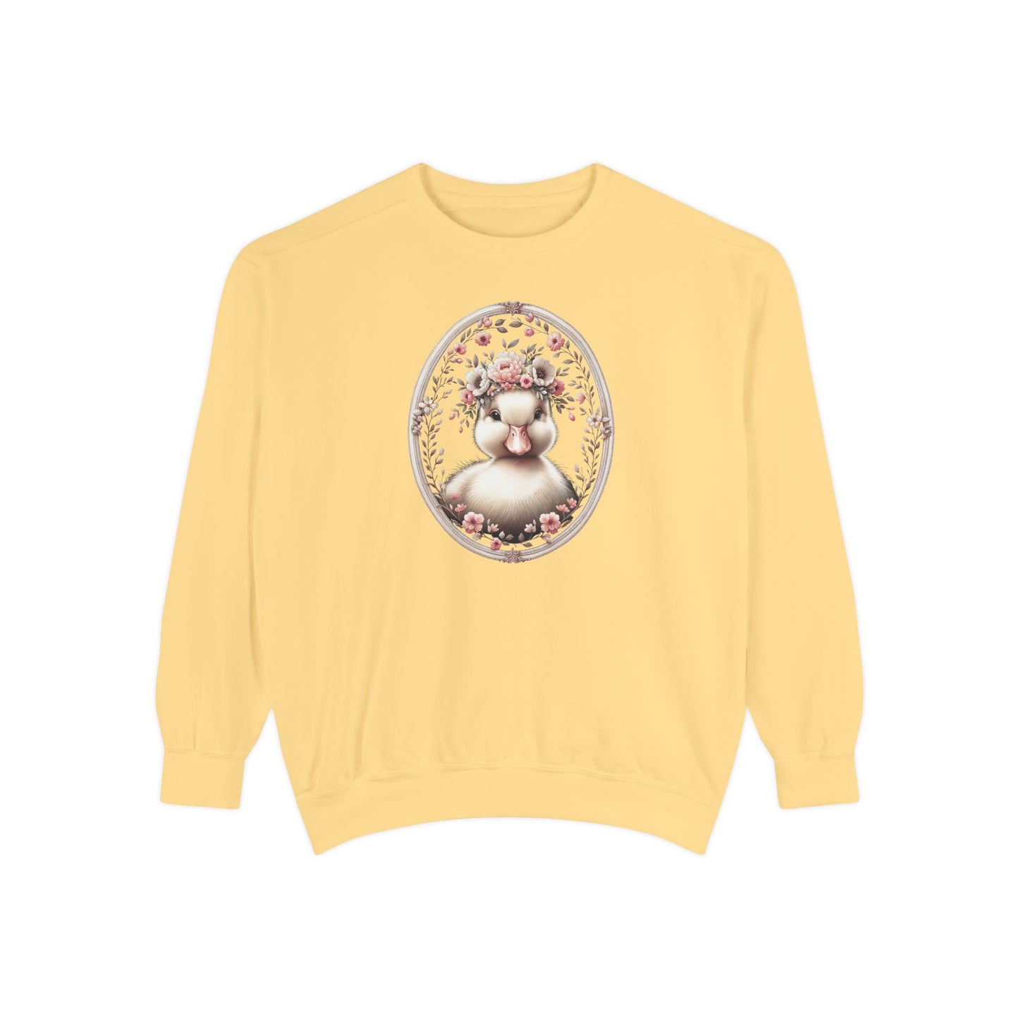 Baby Duckling Sweatshirt Coquette Sweatshirt Trendy Crewneck Aesthetic Sweatshirt Cute Sweatshirt Gift For Her Comfort Colors Sweatshirt