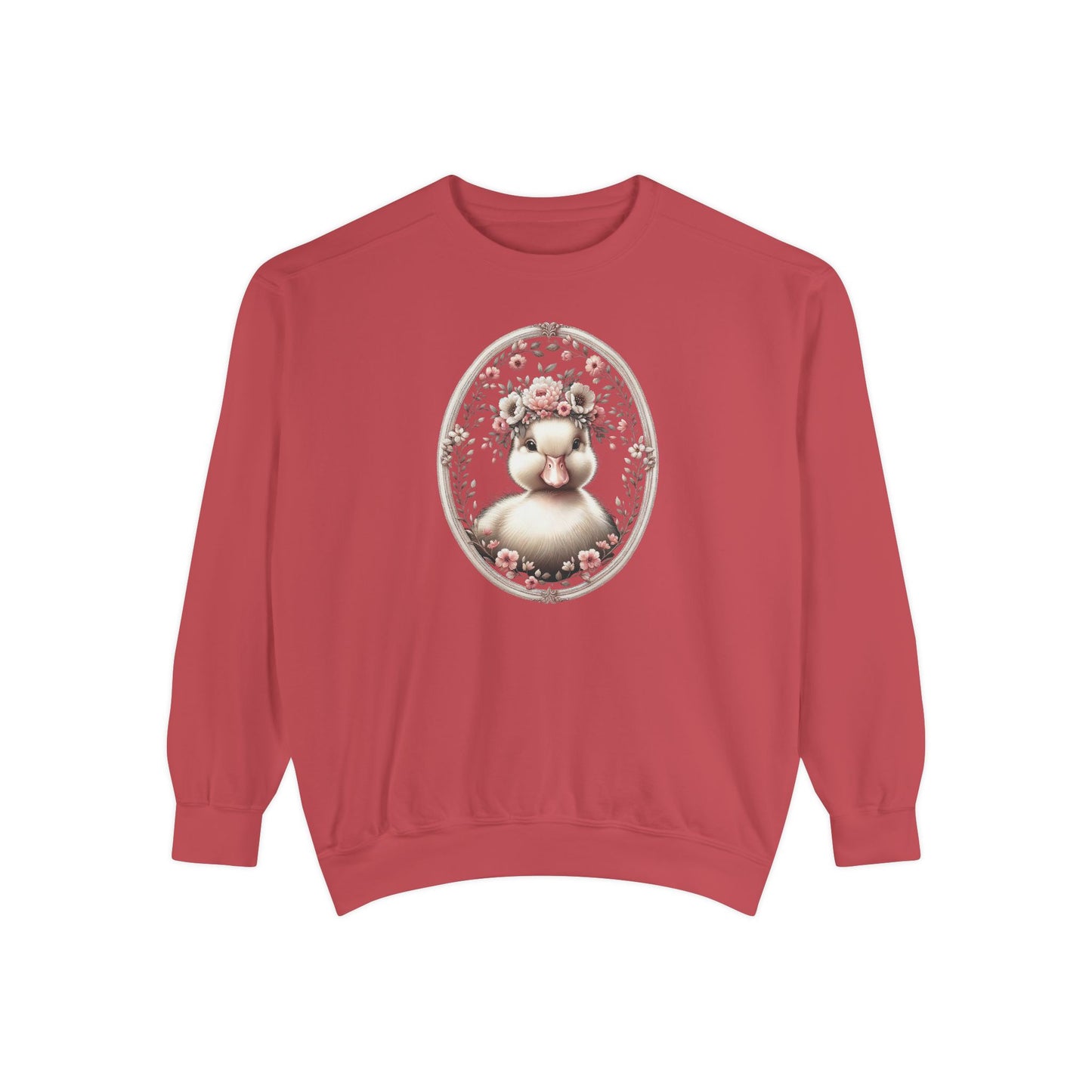 Baby Duckling Sweatshirt Coquette Sweatshirt Trendy Crewneck Aesthetic Sweatshirt Cute Sweatshirt Gift For Her Comfort Colors Sweatshirt