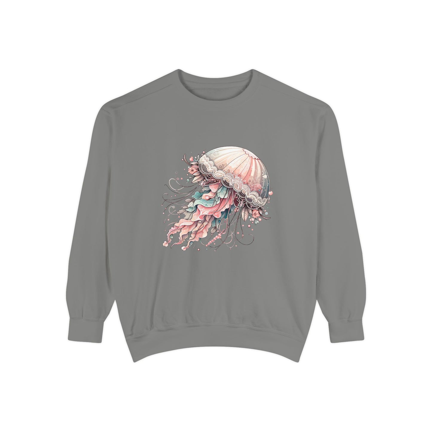 Jellyfish Dreams Sweatshirt Coquette Sweatshirt Trendy Crewneck Aesthetic Sweatshirt Cute Sweatshirt Gift For Her Comfort Colors Sweatshirt