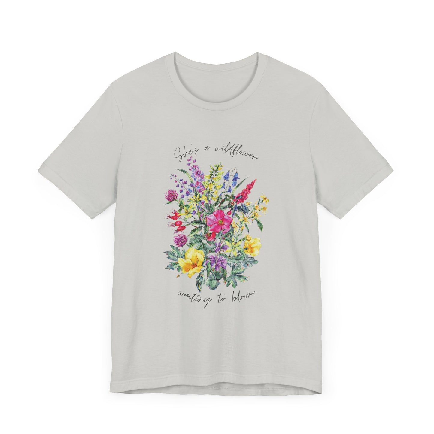 Wildflowers Shirt, Spring flowers shirt, Wildflower Tshirt, Floral Tshirt, Ladies Shirts, Garden Lover Shirt, Nature Lover Shirt