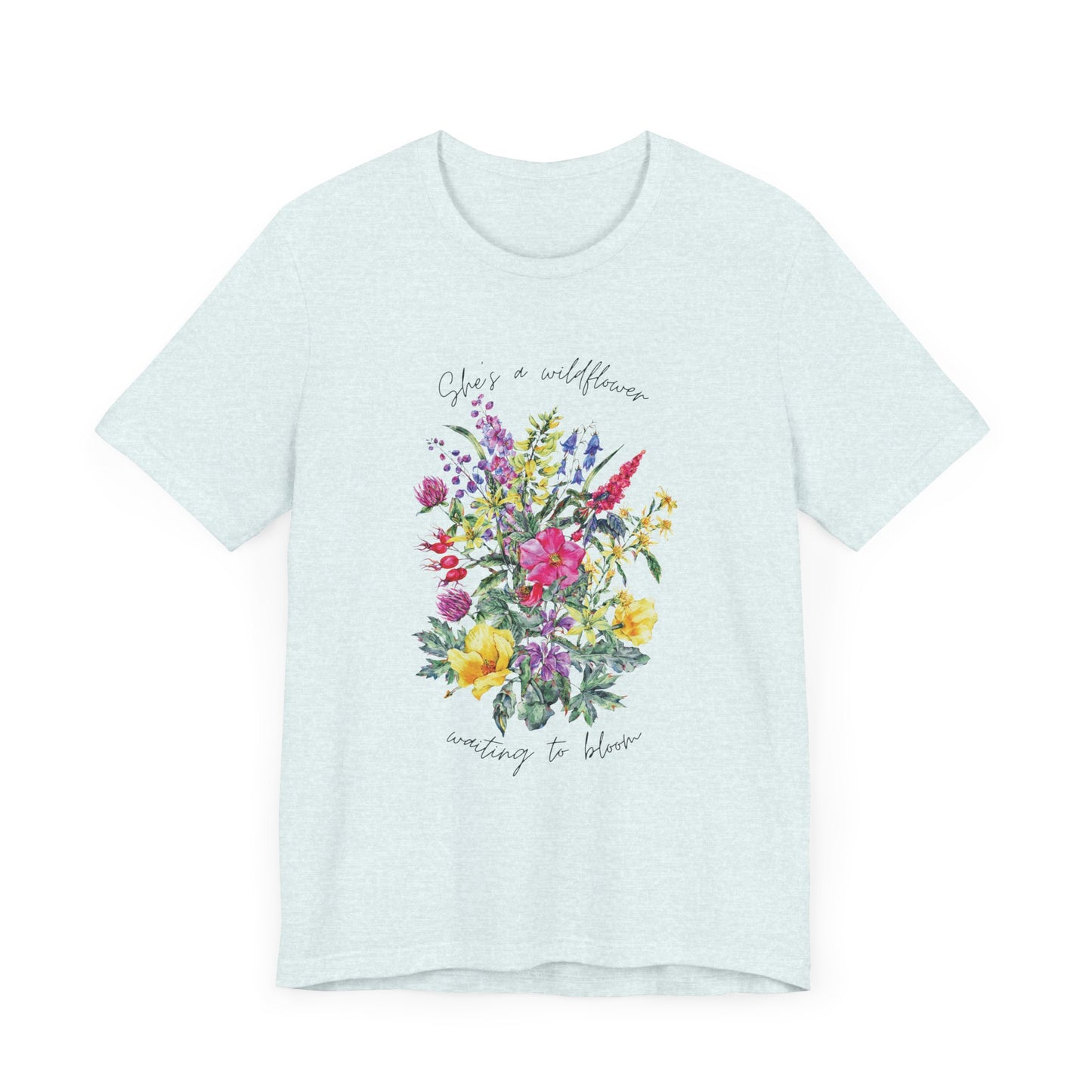 Wildflowers Shirt, Spring flowers shirt, Wildflower Tshirt, Floral Tshirt, Ladies Shirts, Garden Lover Shirt, Nature Lover Shirt