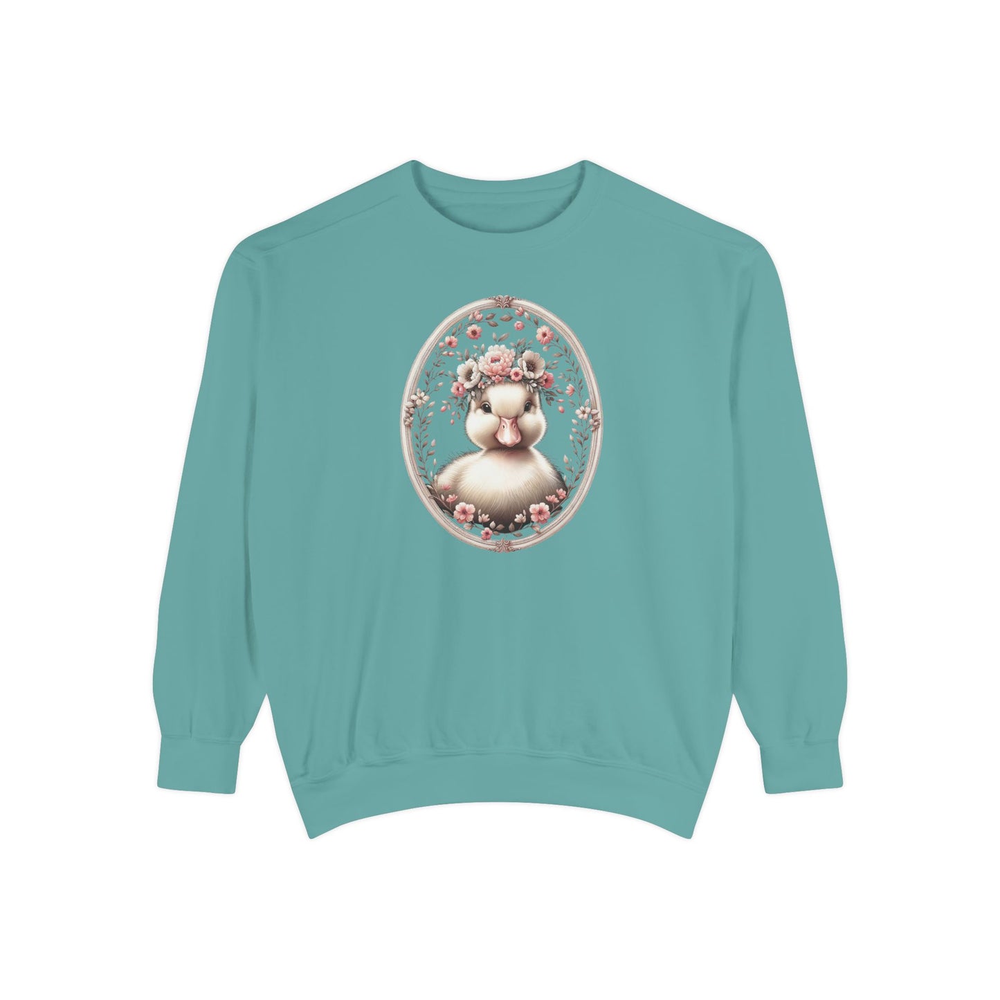 Baby Duckling Sweatshirt Coquette Sweatshirt Trendy Crewneck Aesthetic Sweatshirt Cute Sweatshirt Gift For Her Comfort Colors Sweatshirt