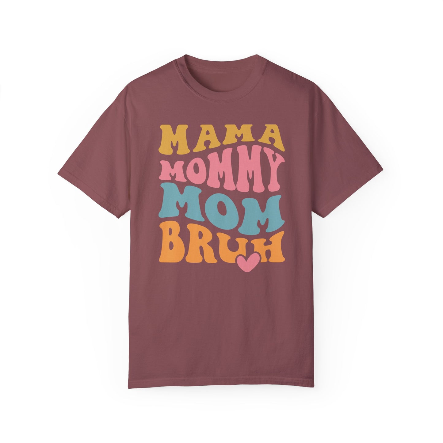 Mama Mommy Mom Bruh TShirt, Retro Font Tee, Mothers day shirt