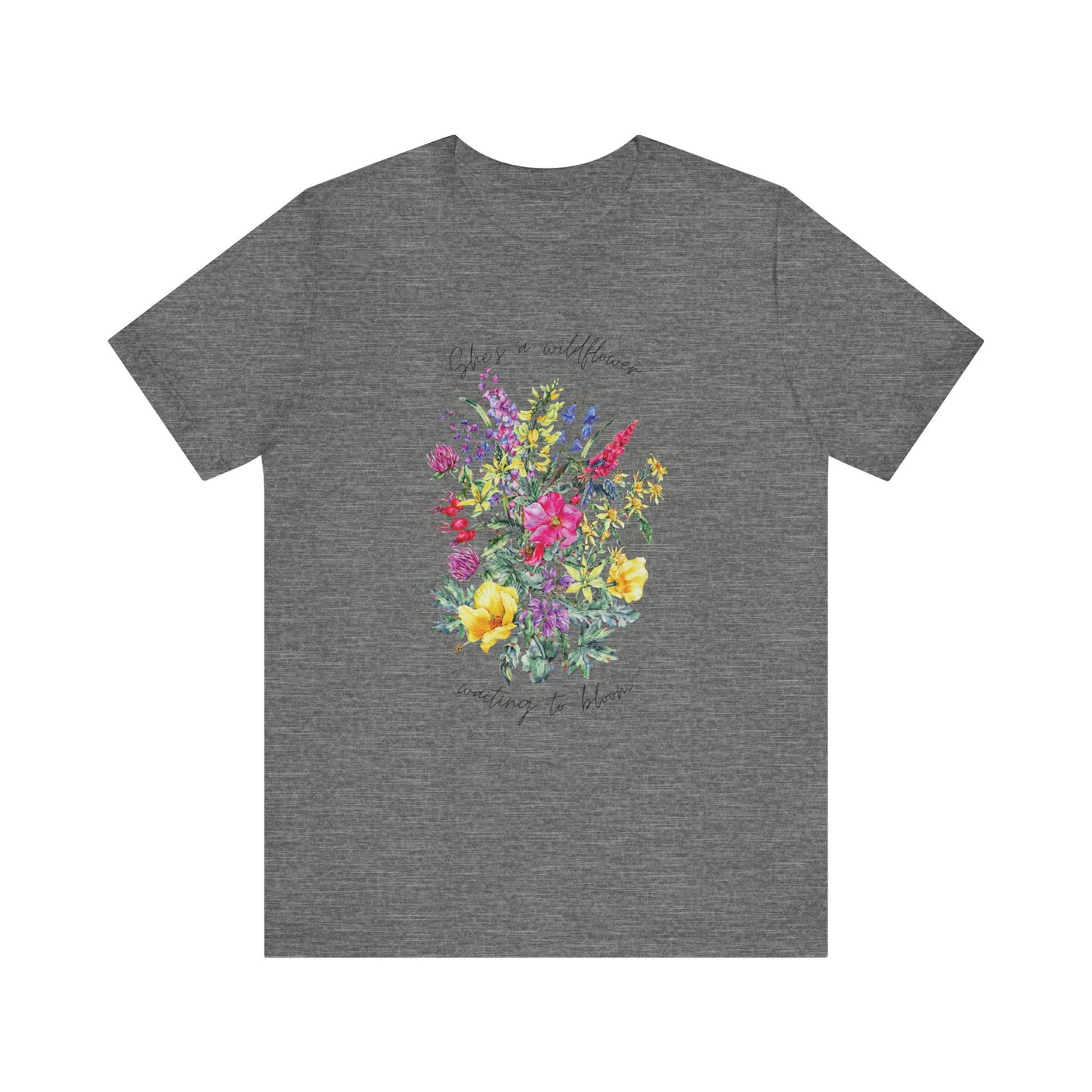 Wildflowers Shirt, Spring flowers shirt, Wildflower Tshirt, Floral Tshirt, Ladies Shirts, Garden Lover Shirt, Nature Lover Shirt