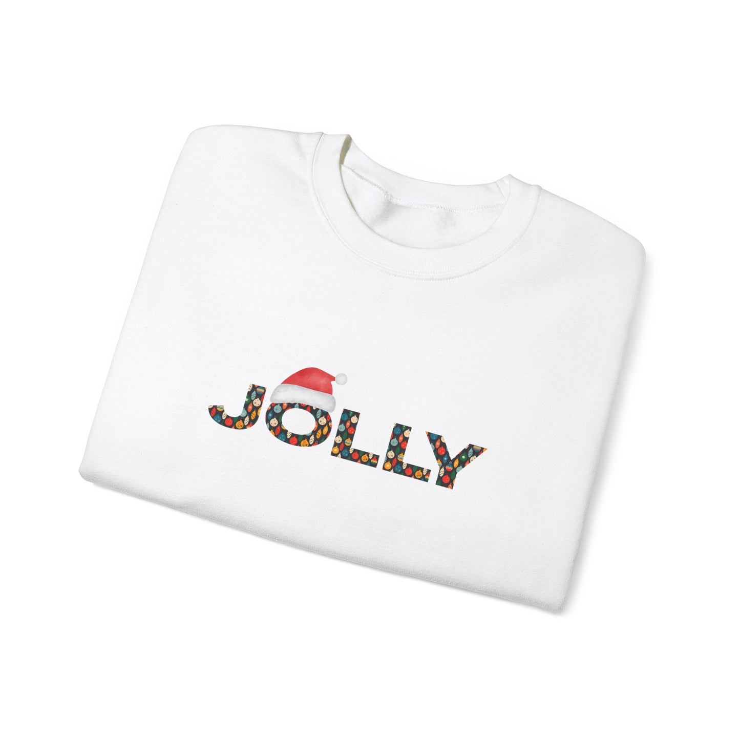 Jolly Christmas Ornaments Unisex Heavy Blend™ Crewneck Sweatshirt