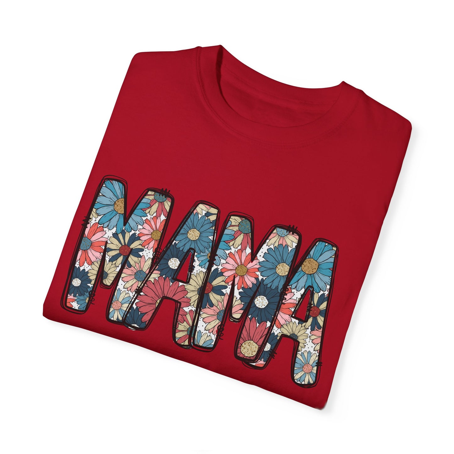 Retro Floral Mama TShirt, Retro Daisy Tee, Mothers day shirt