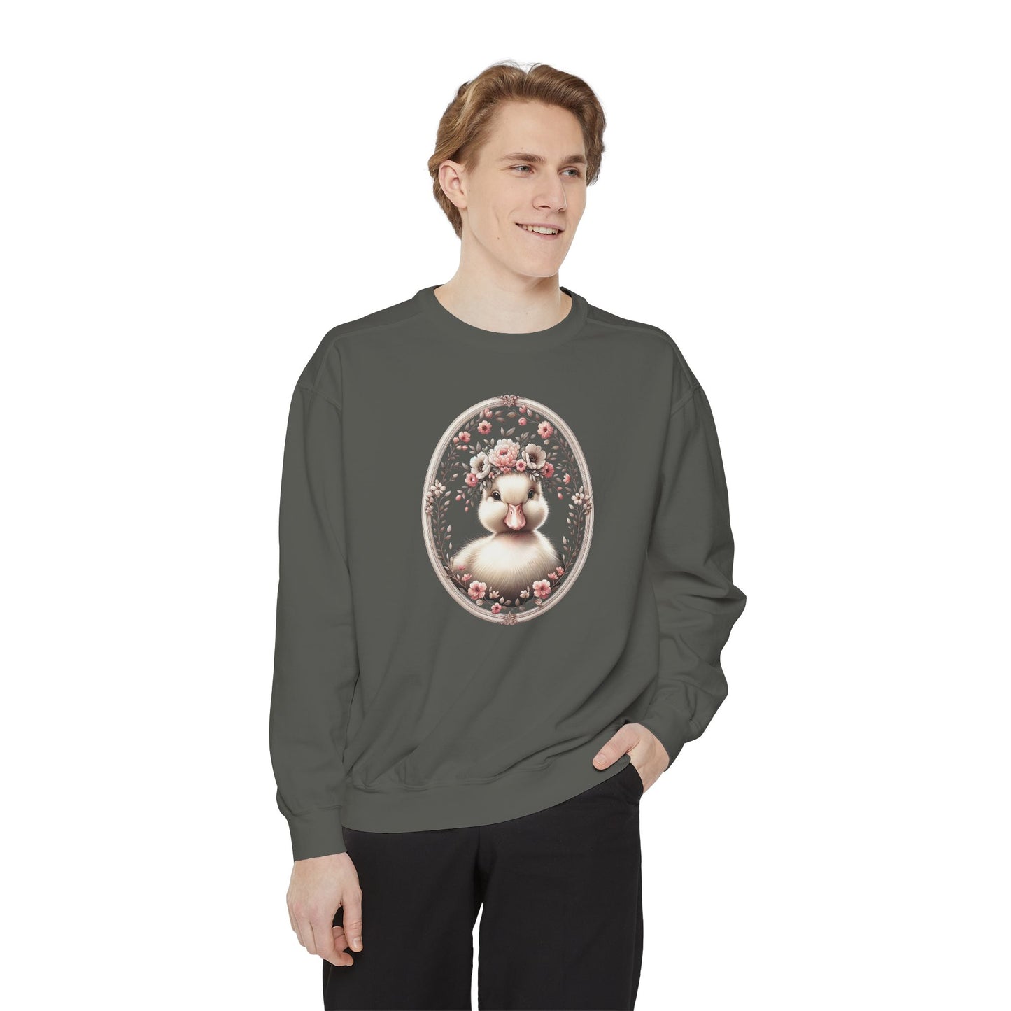 Baby Duckling Sweatshirt Coquette Sweatshirt Trendy Crewneck Aesthetic Sweatshirt Cute Sweatshirt Gift For Her Comfort Colors Sweatshirt