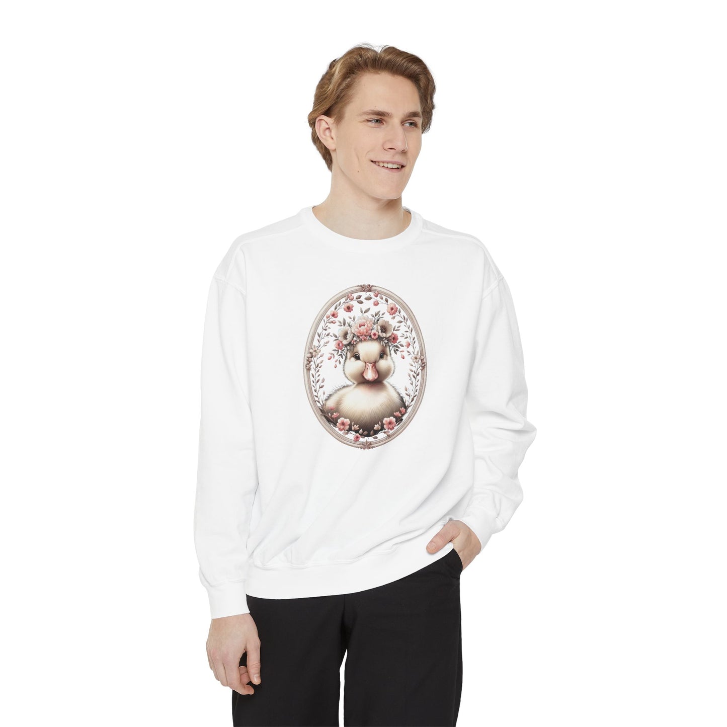 Baby Duckling Sweatshirt Coquette Sweatshirt Trendy Crewneck Aesthetic Sweatshirt Cute Sweatshirt Gift For Her Comfort Colors Sweatshirt