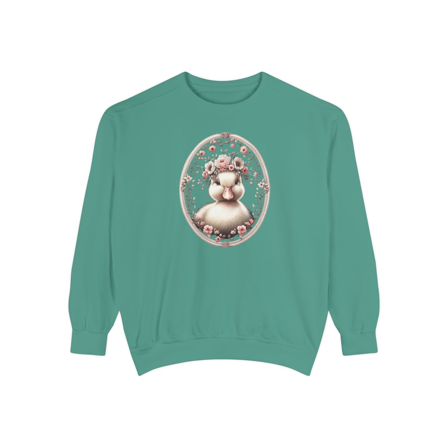 Baby Duckling Sweatshirt Coquette Sweatshirt Trendy Crewneck Aesthetic Sweatshirt Cute Sweatshirt Gift For Her Comfort Colors Sweatshirt