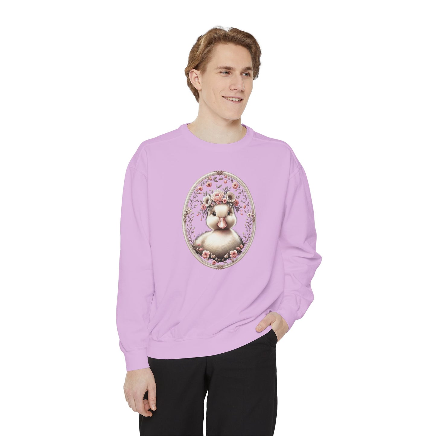 Baby Duckling Sweatshirt Coquette Sweatshirt Trendy Crewneck Aesthetic Sweatshirt Cute Sweatshirt Gift For Her Comfort Colors Sweatshirt