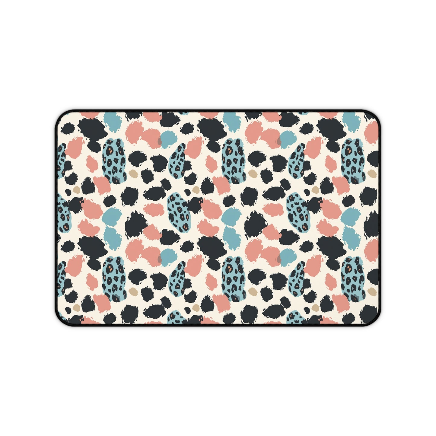 Abstract Animal Print Desk Mat