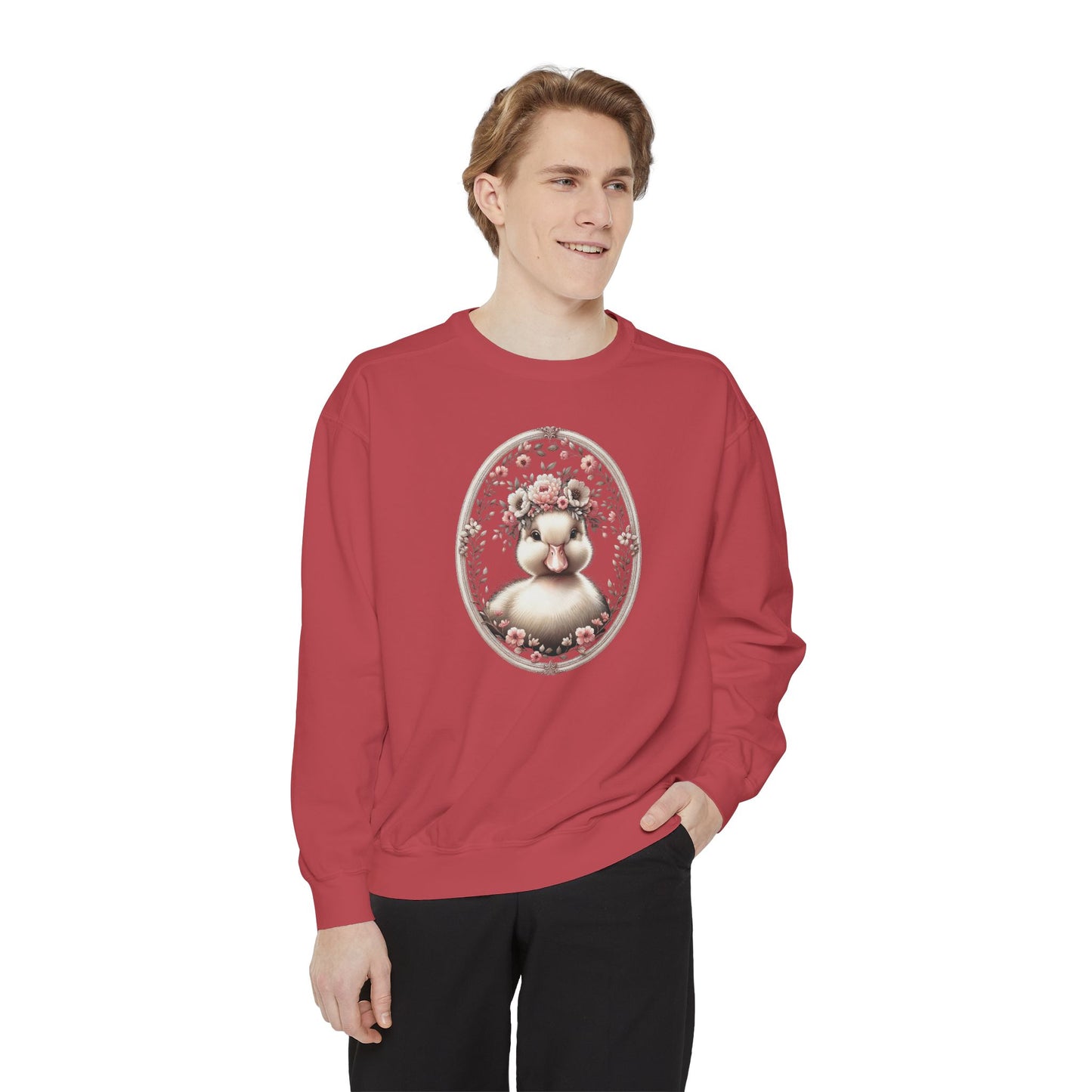 Baby Duckling Sweatshirt Coquette Sweatshirt Trendy Crewneck Aesthetic Sweatshirt Cute Sweatshirt Gift For Her Comfort Colors Sweatshirt