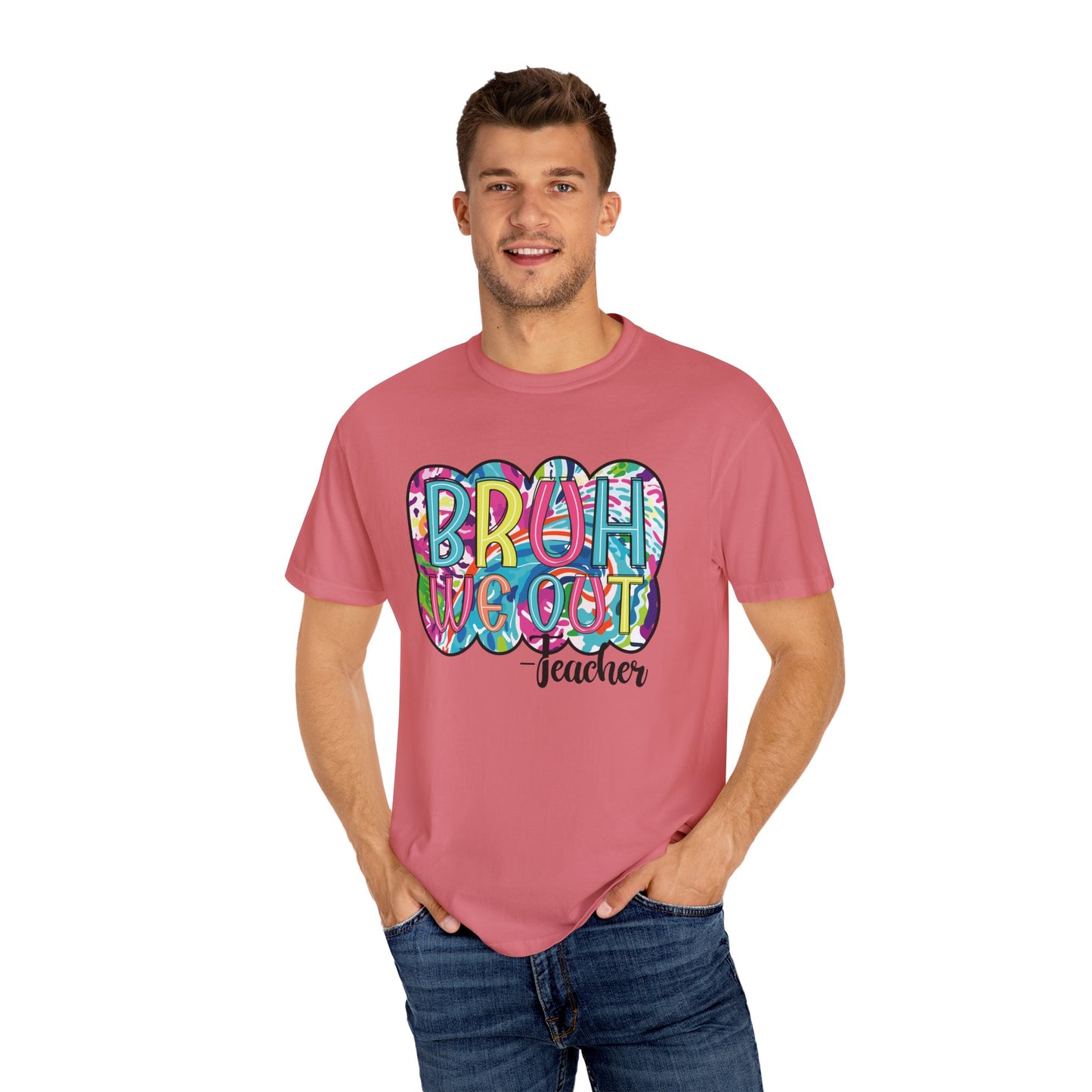Bruh We Out Teacher shirt, summertime shirt, vacation shirt, party tee, trendy tee, sophisticated tee, Teacher tee