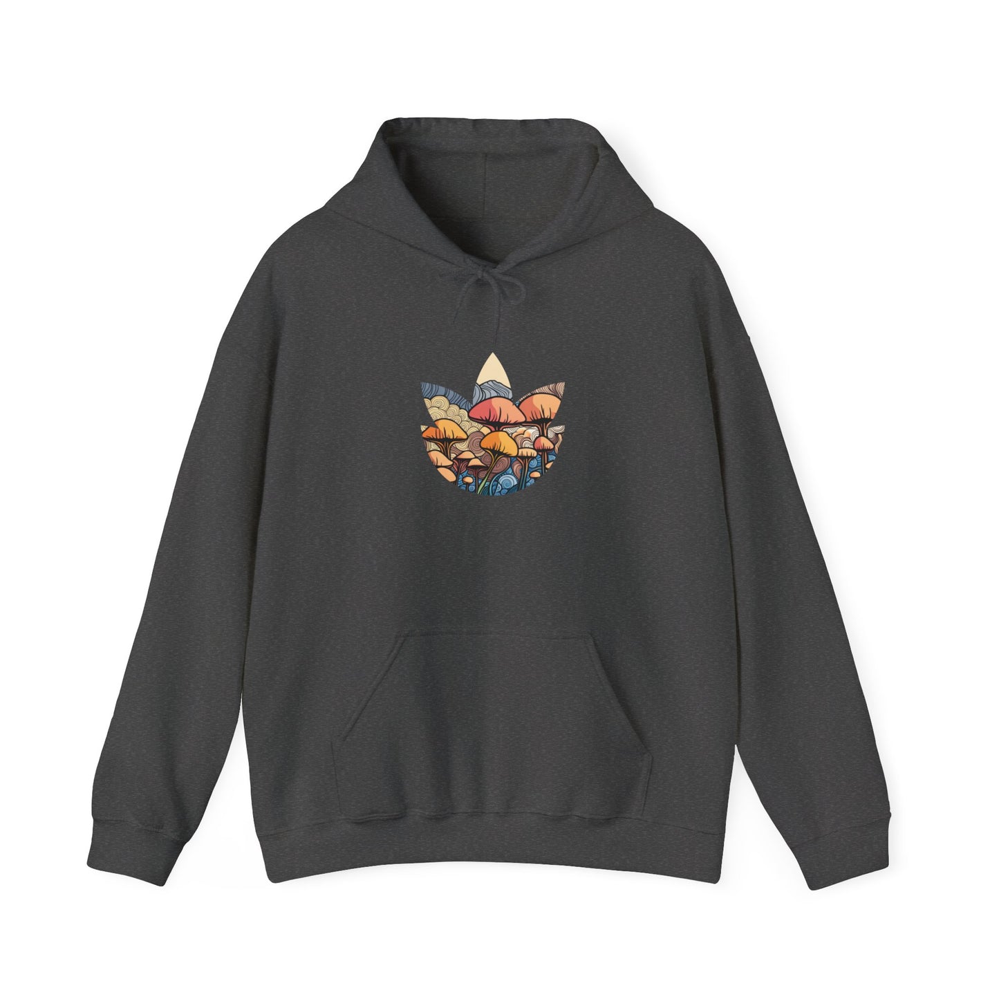 Psychedelic Mushroom Sunset Hoodie Unisex Heavy Blend™ Hooded Sweatshirt