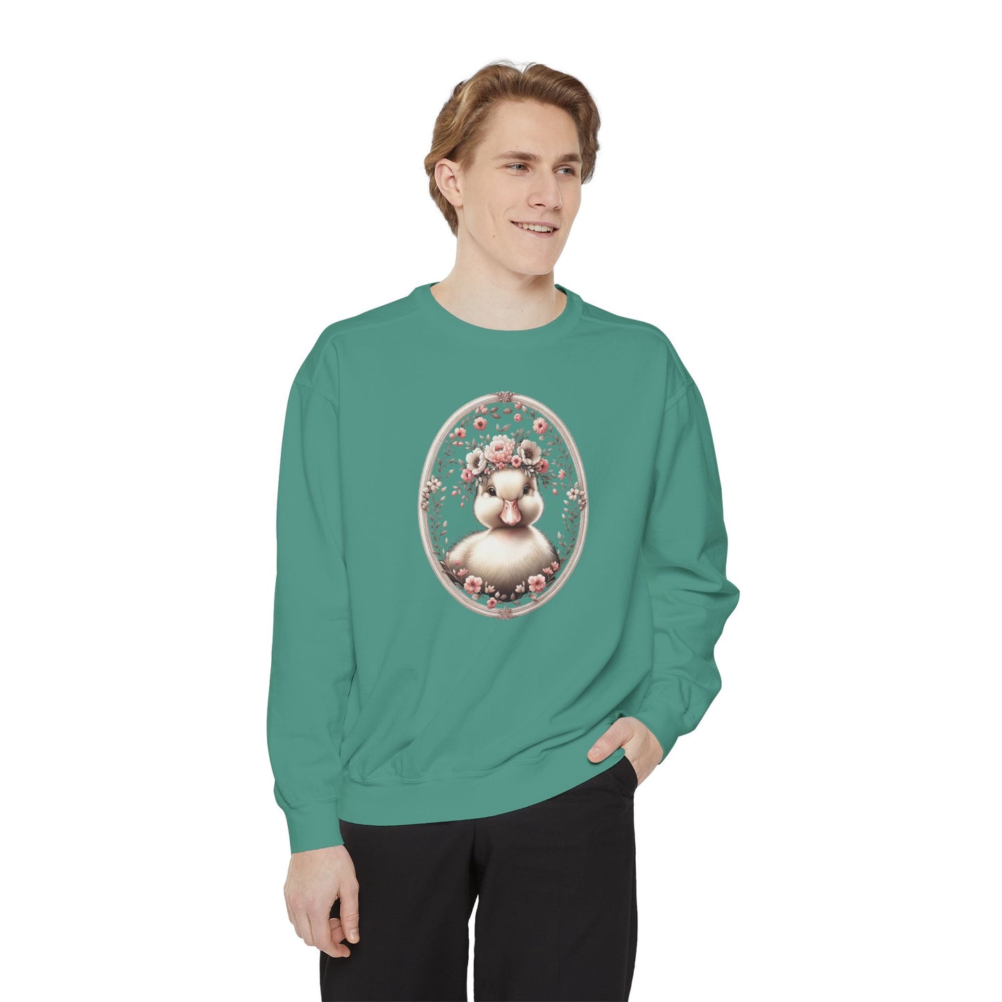 Baby Duckling Sweatshirt Coquette Sweatshirt Trendy Crewneck Aesthetic Sweatshirt Cute Sweatshirt Gift For Her Comfort Colors Sweatshirt