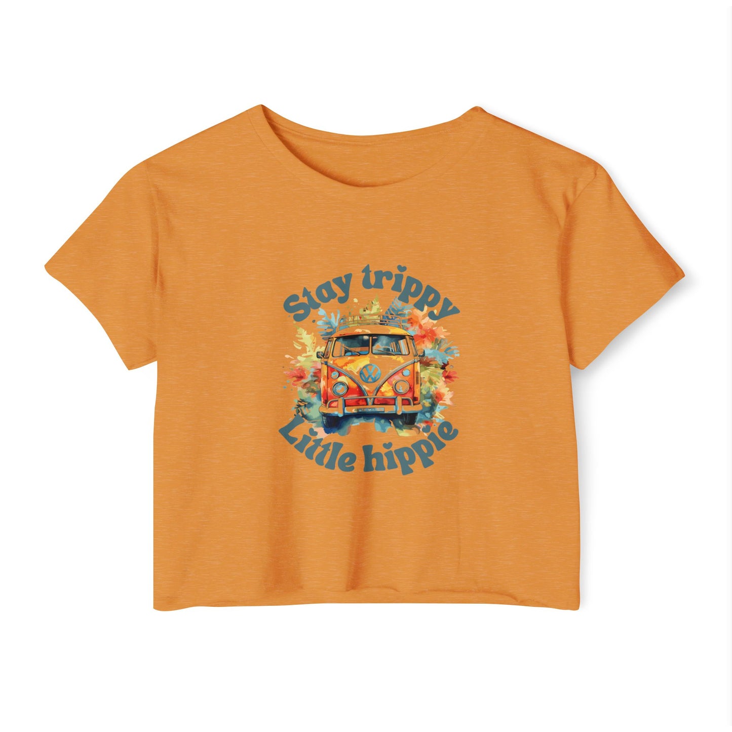Little Hippie Vibes Women's Festival Crop Top