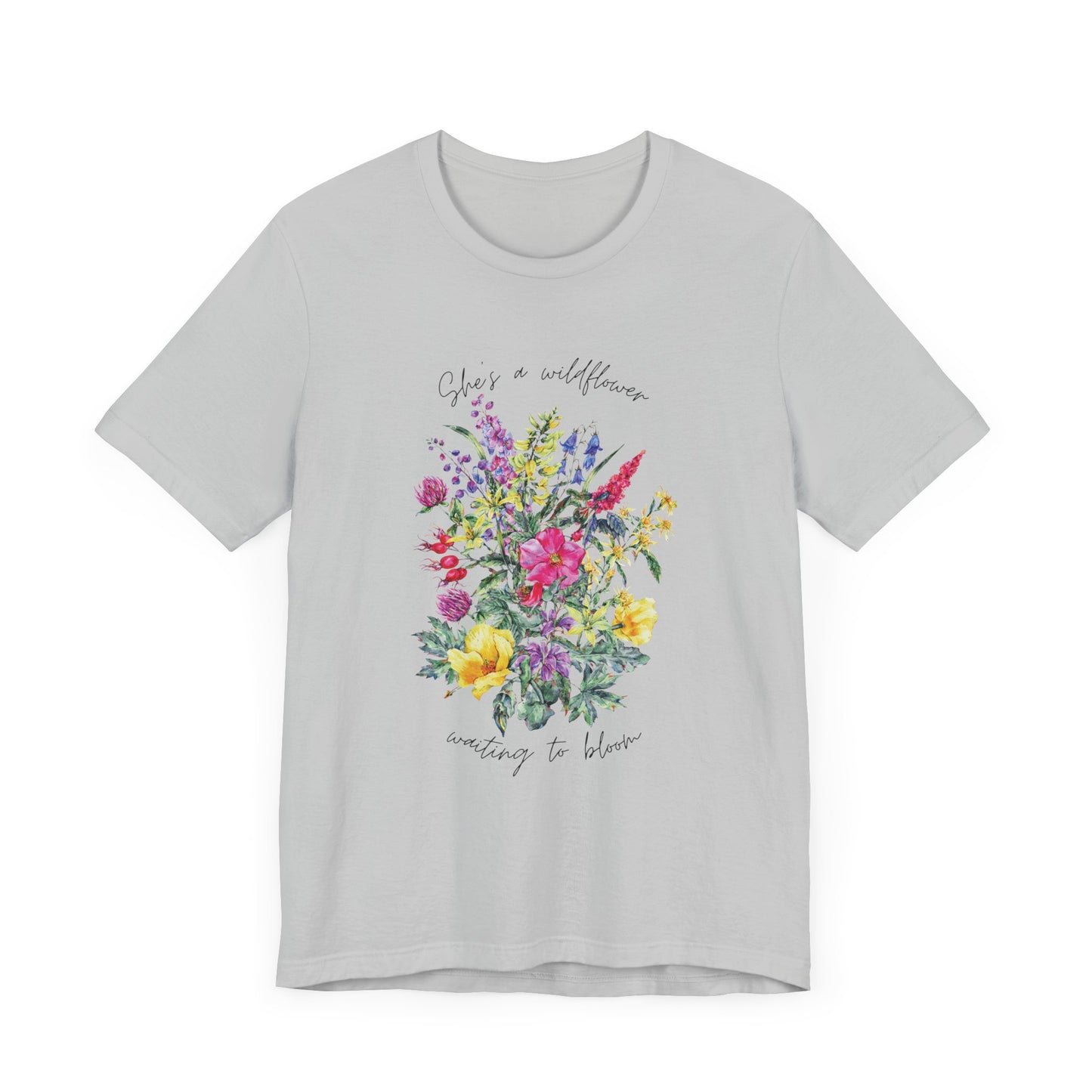 Wildflowers Shirt, Spring flowers shirt, Wildflower Tshirt, Floral Tshirt, Ladies Shirts, Garden Lover Shirt, Nature Lover Shirt