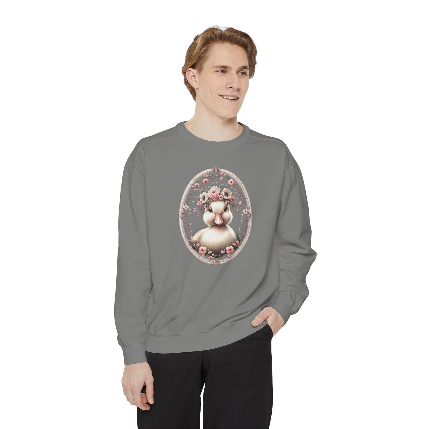 Baby Duckling Sweatshirt Coquette Sweatshirt Trendy Crewneck Aesthetic Sweatshirt Cute Sweatshirt Gift For Her Comfort Colors Sweatshirt