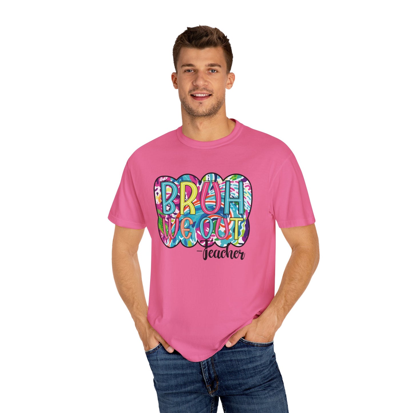 Bruh We Out Teacher shirt, summertime shirt, vacation shirt, party tee, trendy tee, sophisticated tee, Teacher tee