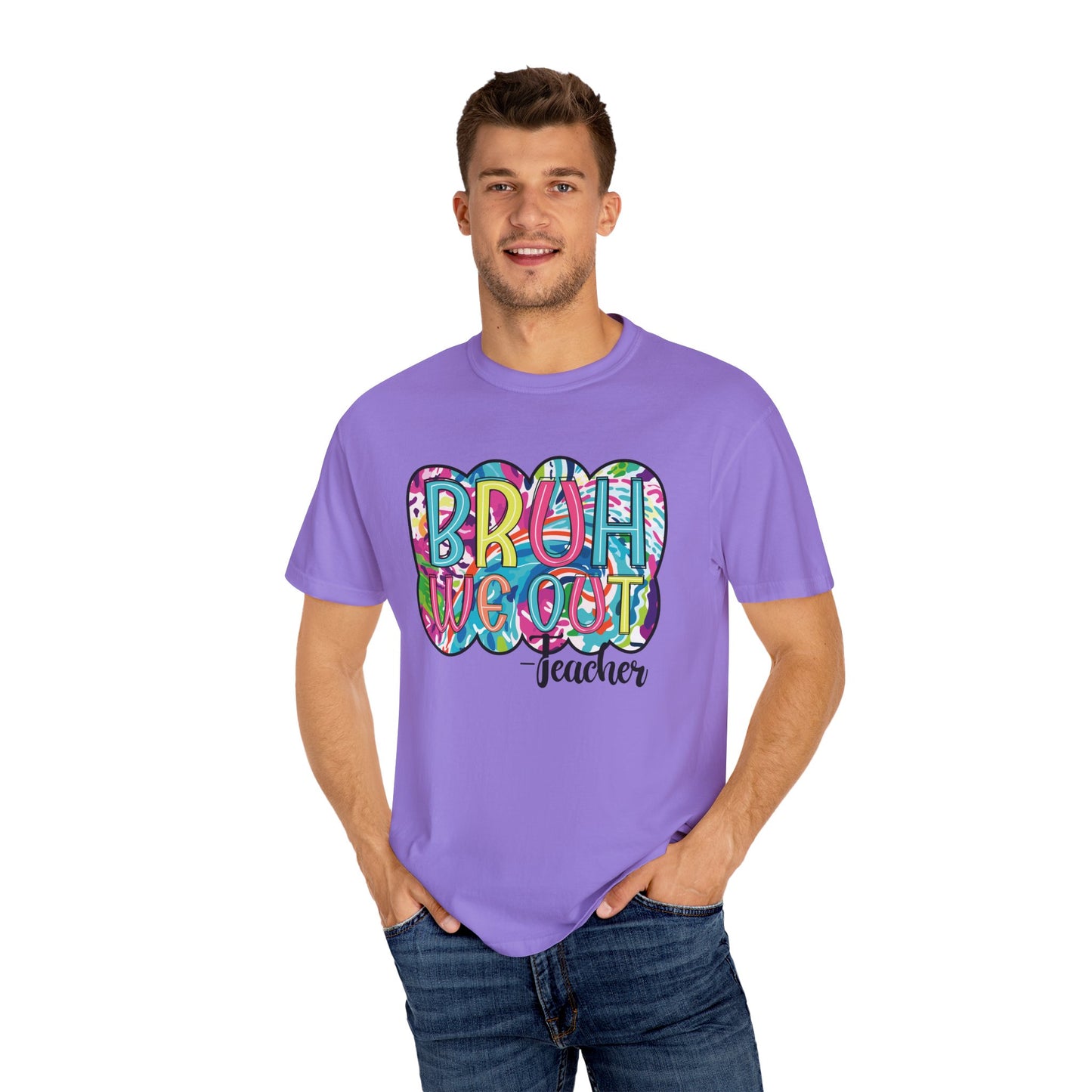 Bruh We Out Teacher shirt, summertime shirt, vacation shirt, party tee, trendy tee, sophisticated tee, Teacher tee