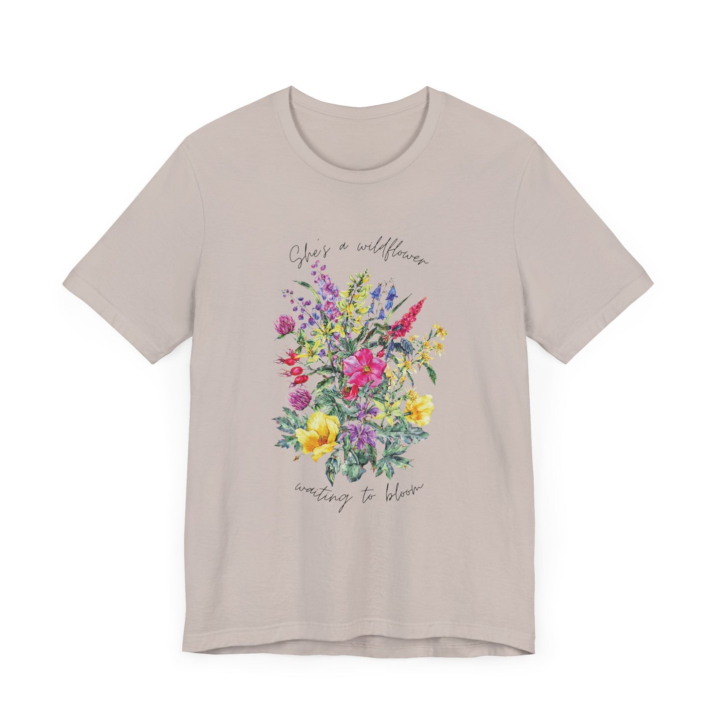 Wildflowers Shirt, Spring flowers shirt, Wildflower Tshirt, Floral Tshirt, Ladies Shirts, Garden Lover Shirt, Nature Lover Shirt
