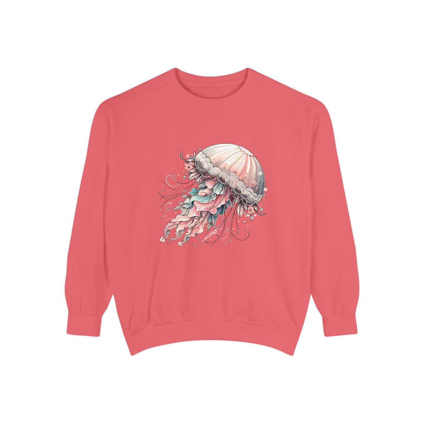 Jellyfish Dreams Sweatshirt Coquette Sweatshirt Trendy Crewneck Aesthetic Sweatshirt Cute Sweatshirt Gift For Her Comfort Colors Sweatshirt