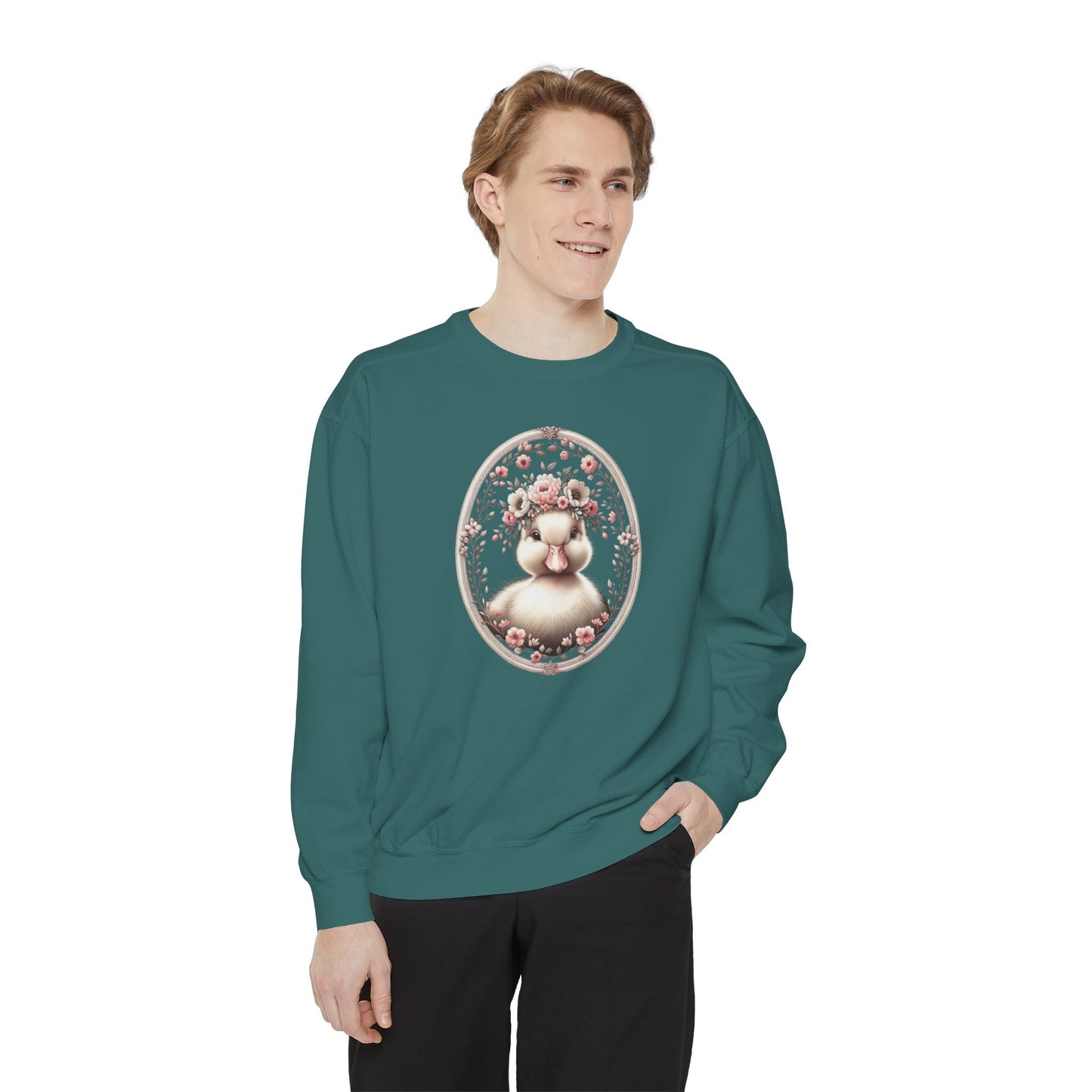 Baby Duckling Sweatshirt Coquette Sweatshirt Trendy Crewneck Aesthetic Sweatshirt Cute Sweatshirt Gift For Her Comfort Colors Sweatshirt