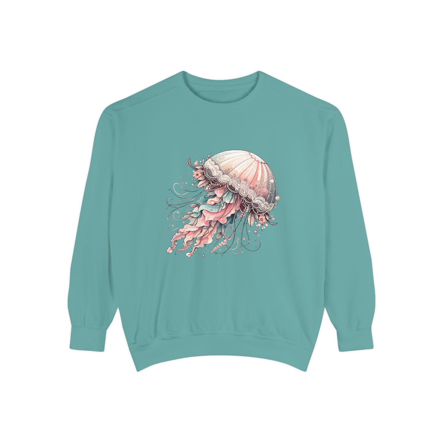 Jellyfish Dreams Sweatshirt Coquette Sweatshirt Trendy Crewneck Aesthetic Sweatshirt Cute Sweatshirt Gift For Her Comfort Colors Sweatshirt