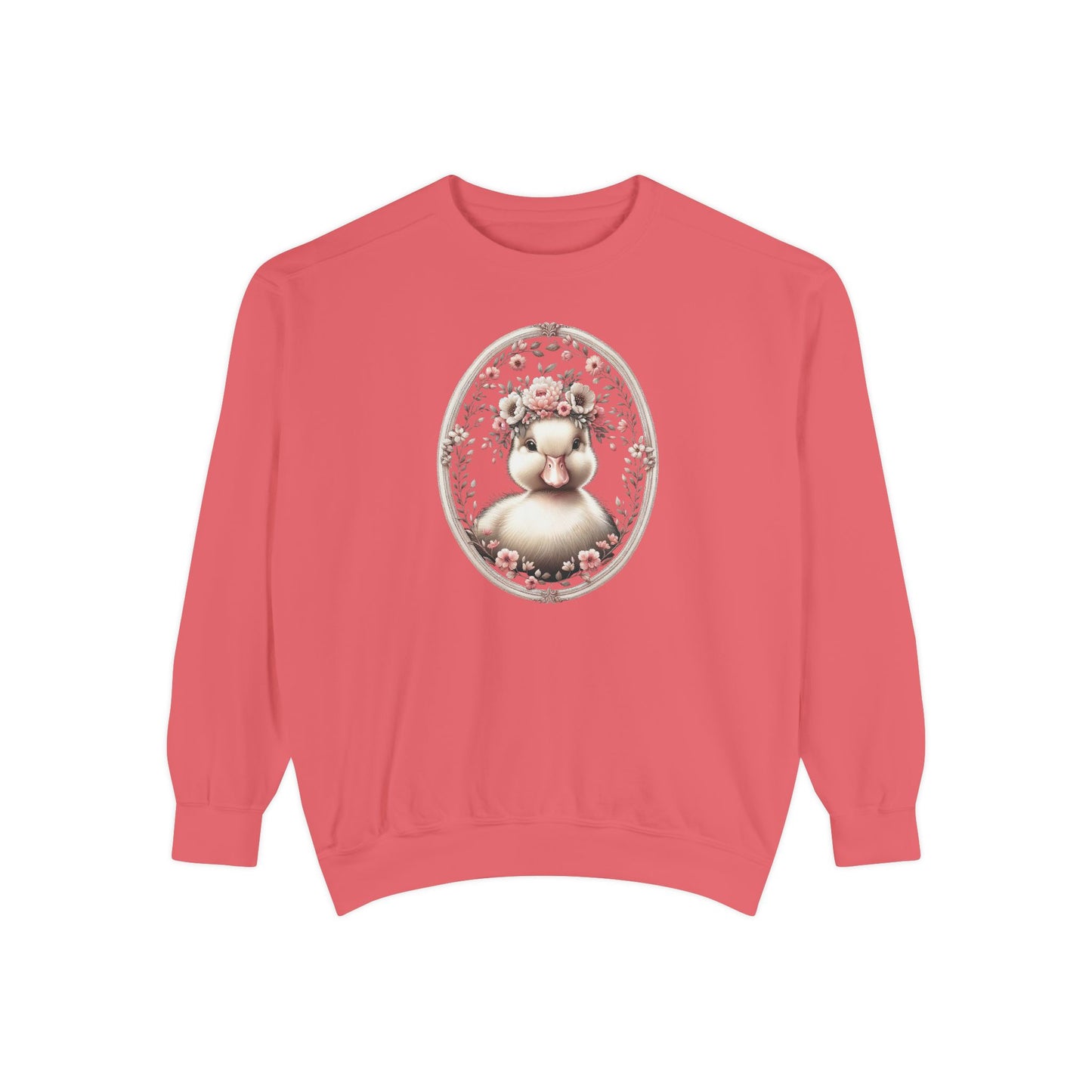 Baby Duckling Sweatshirt Coquette Sweatshirt Trendy Crewneck Aesthetic Sweatshirt Cute Sweatshirt Gift For Her Comfort Colors Sweatshirt